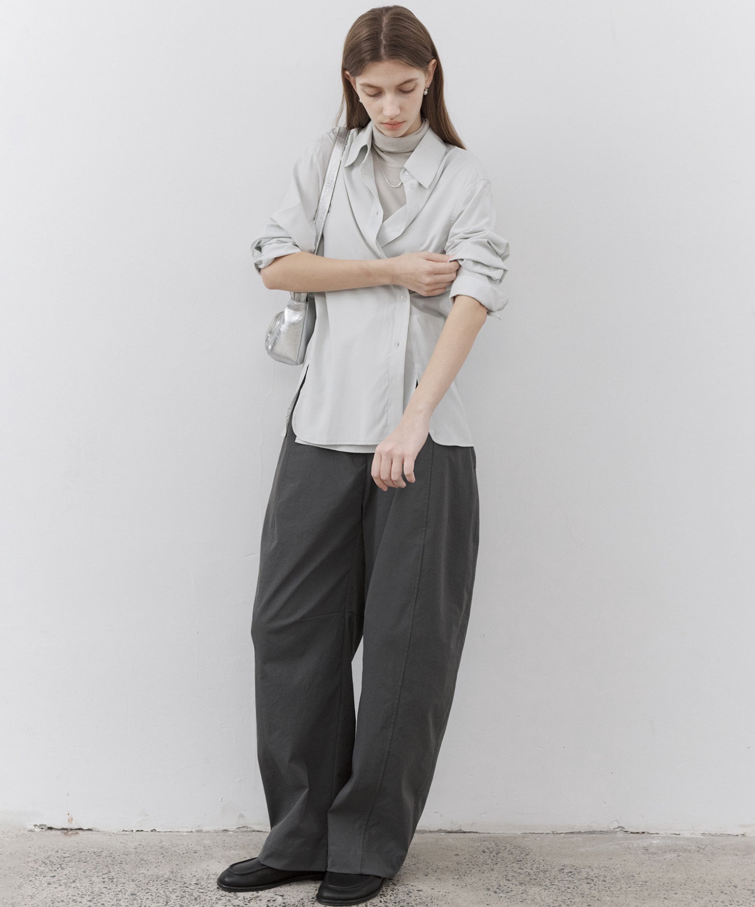 High-Neck Sleeveless Silk-Blend Knit Top