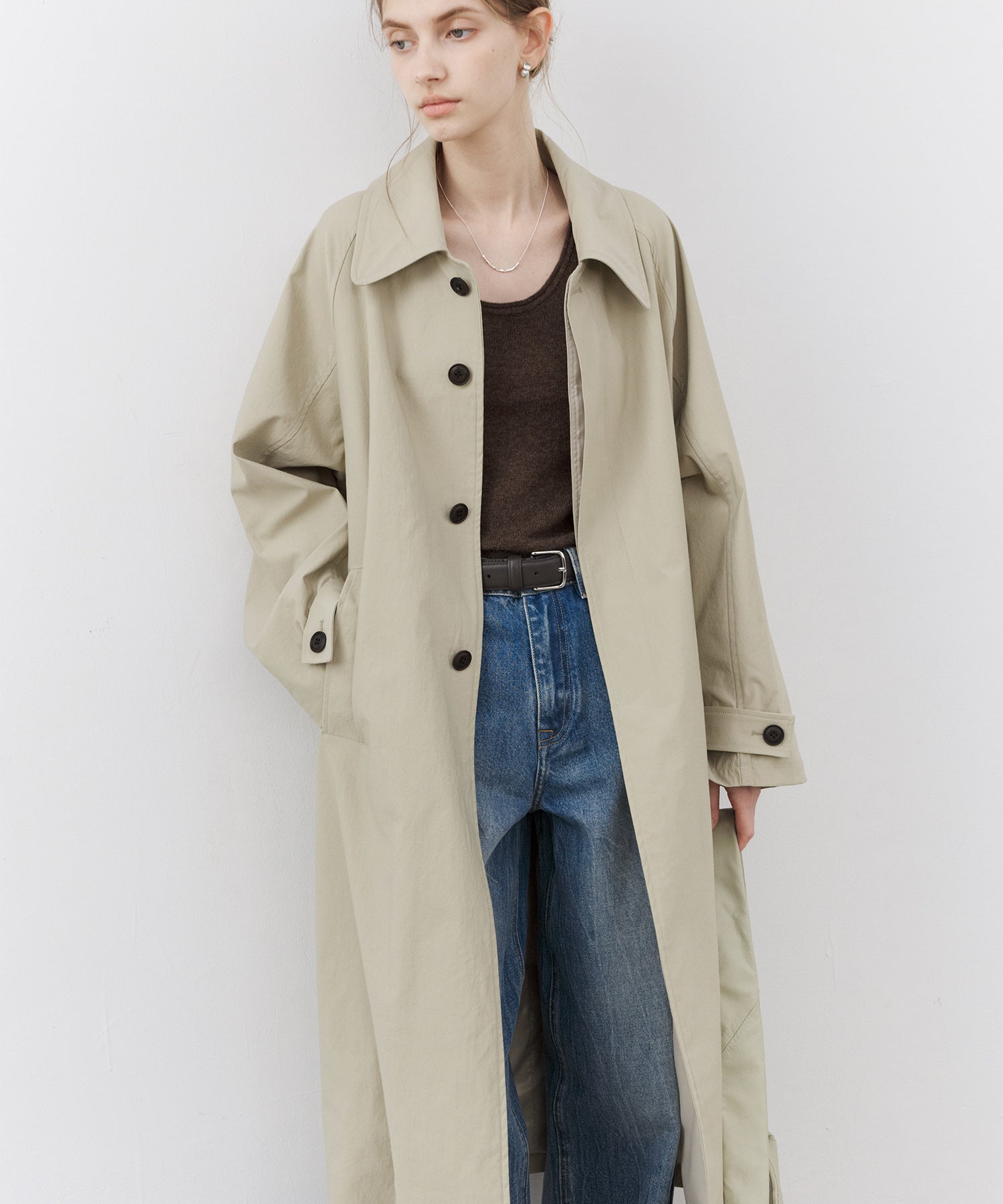 Classic Long Trench Coat