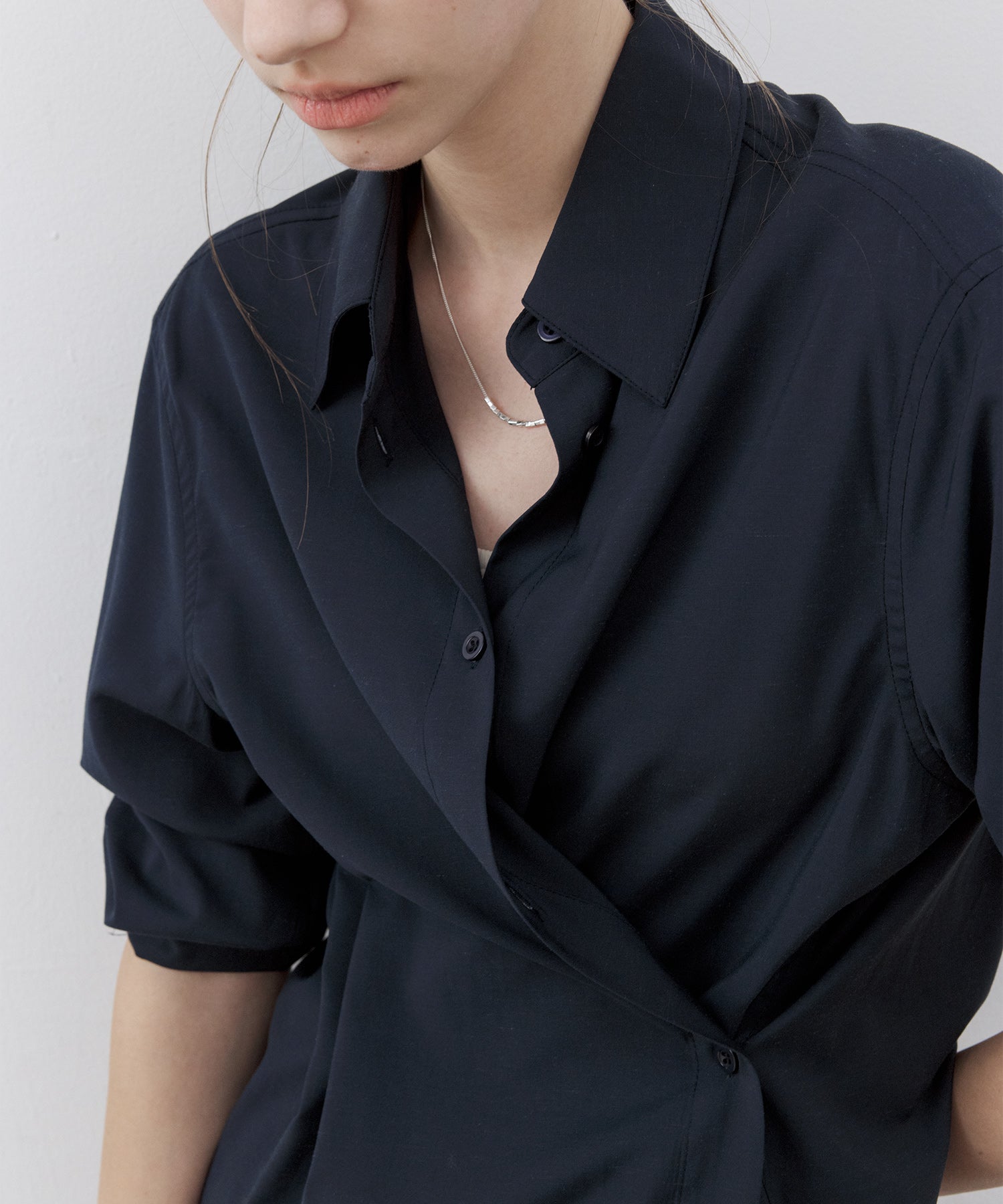 2-Way Linen Blend Shirt