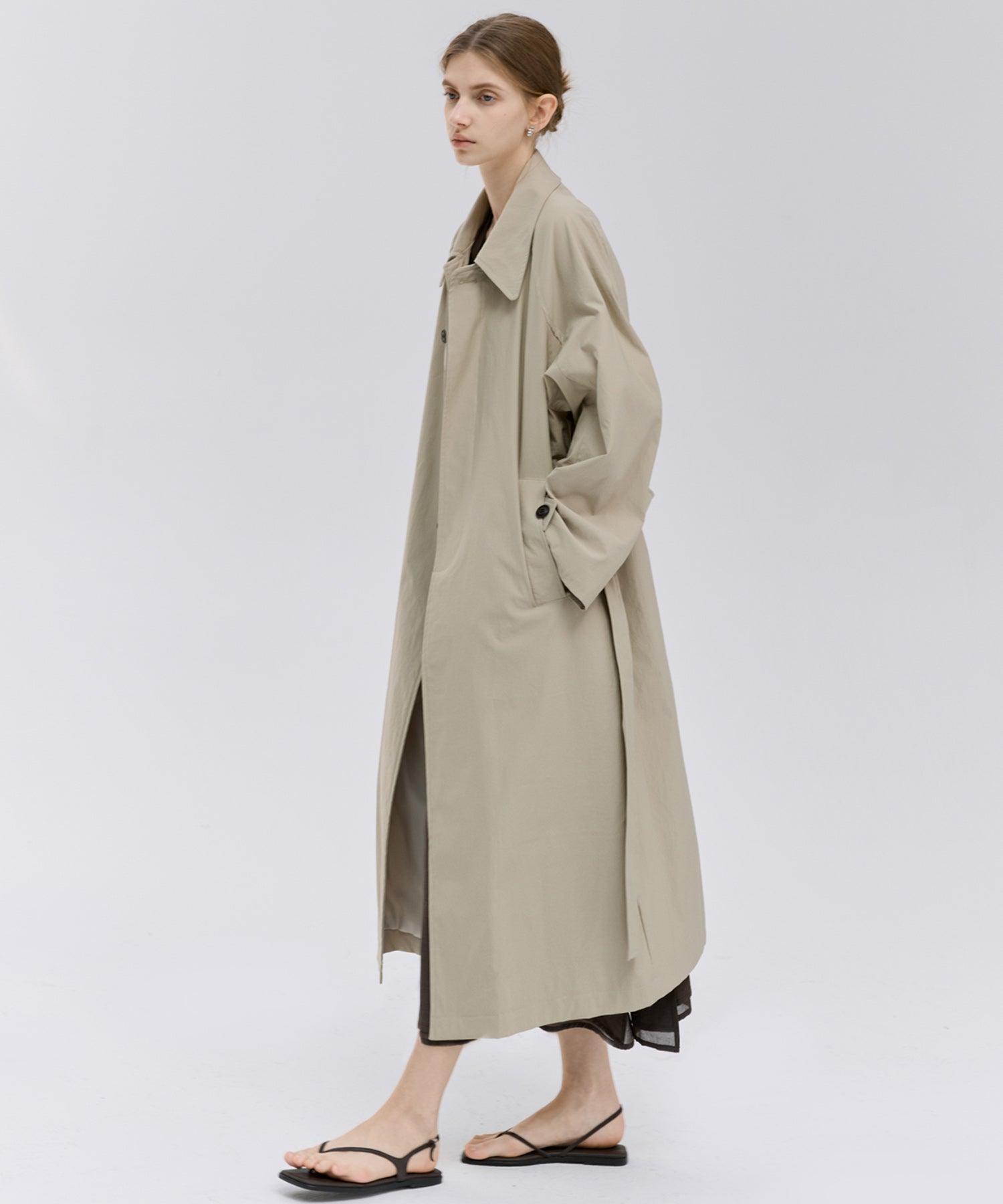 Classic Long Trench Coat