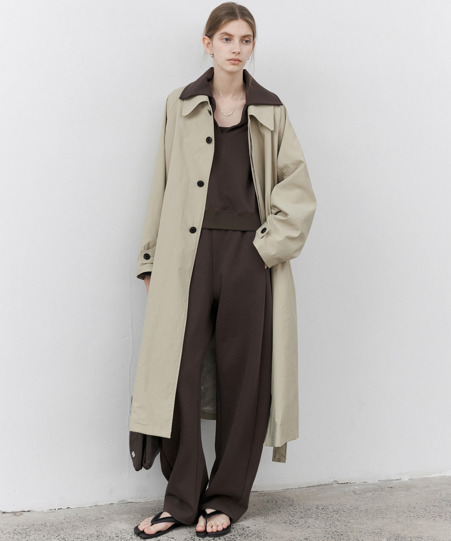 Classic Long Trench Coat