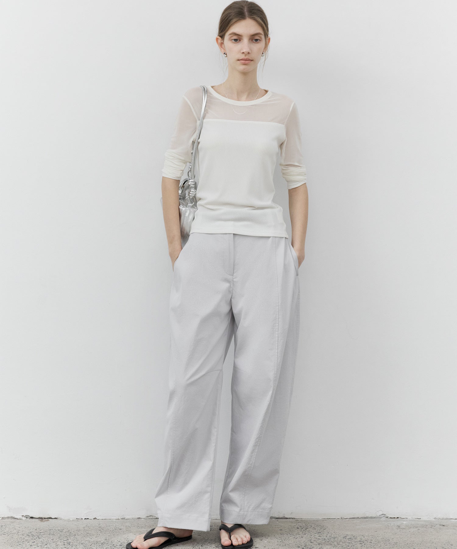 Essential Slight-Curve Casual Pants