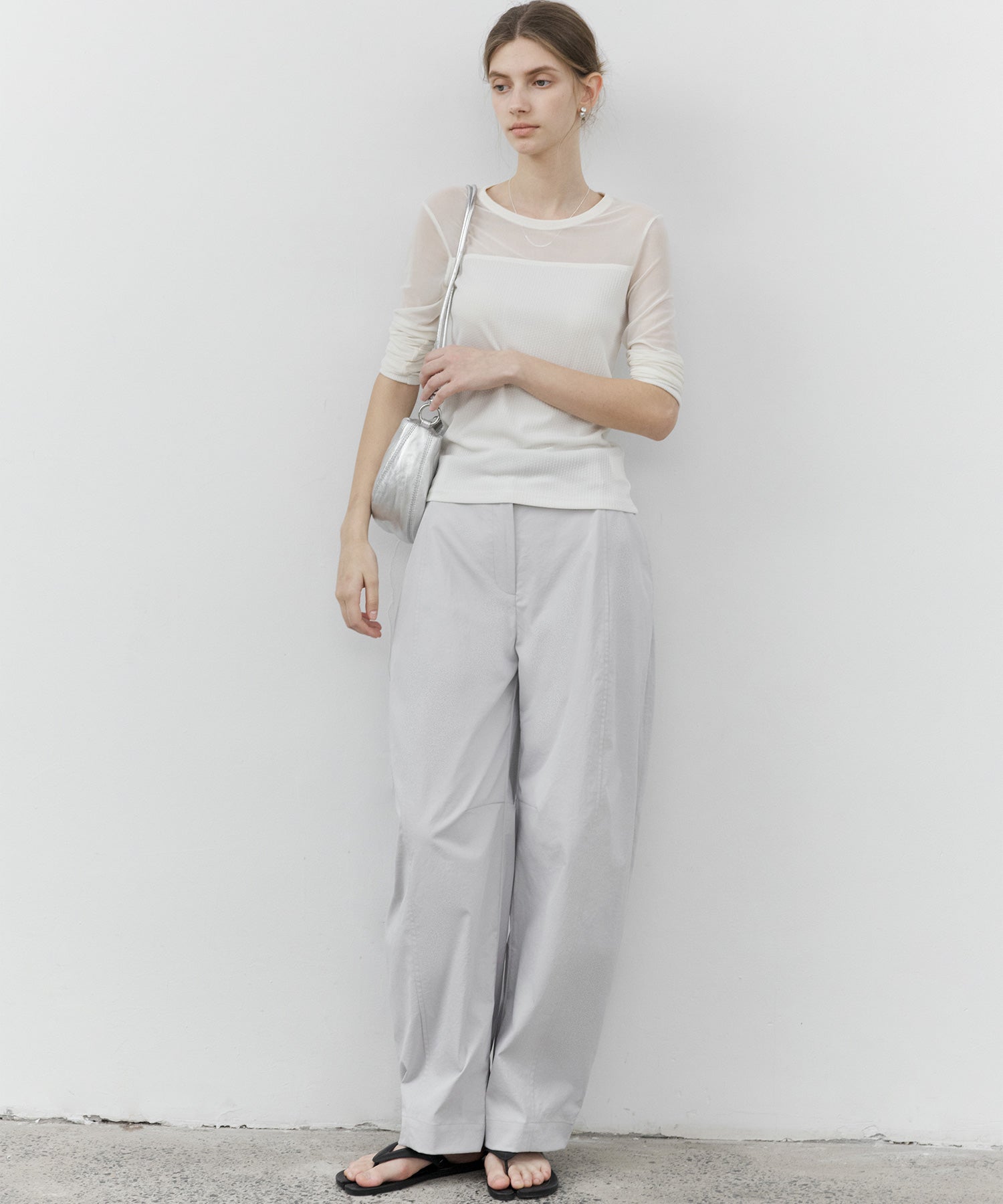 Essential Slight-Curve Casual Pants