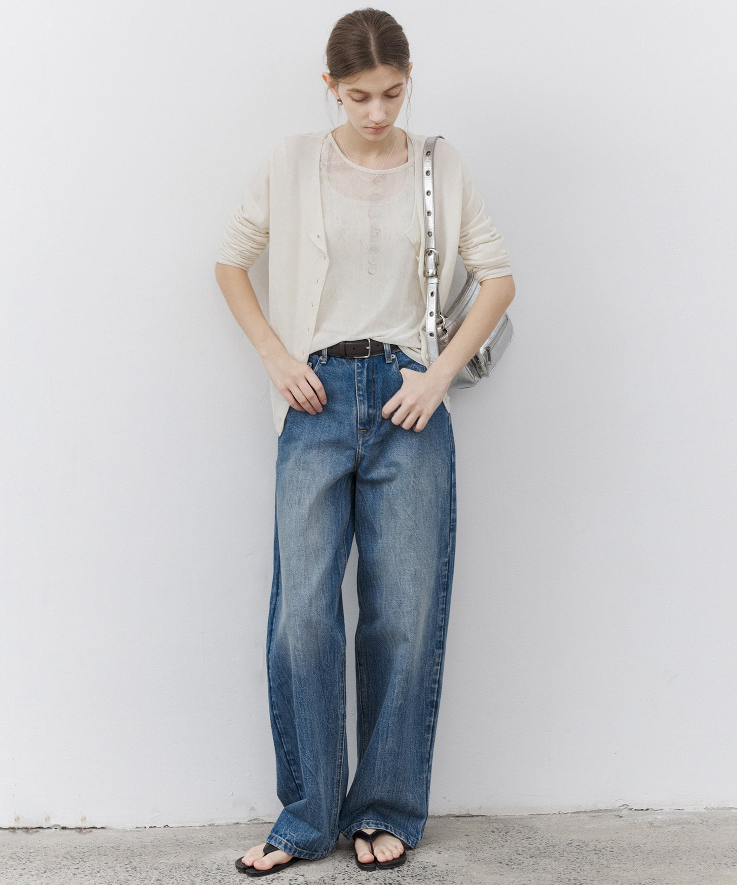 Lightweight Basic Knit Cardigan