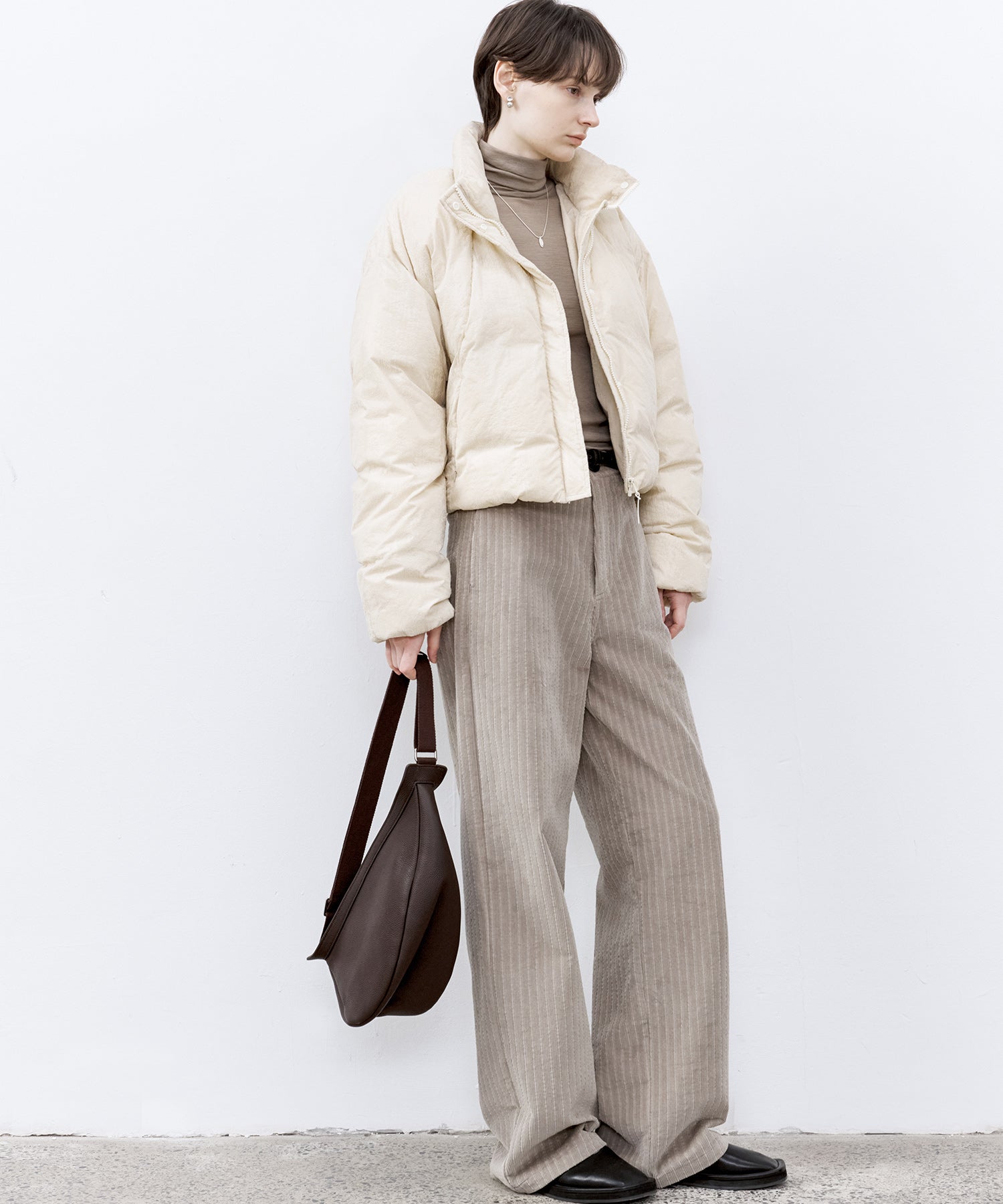 「PRE ORDER」Multi-Stripe Straight Narrow Corduroy Pants