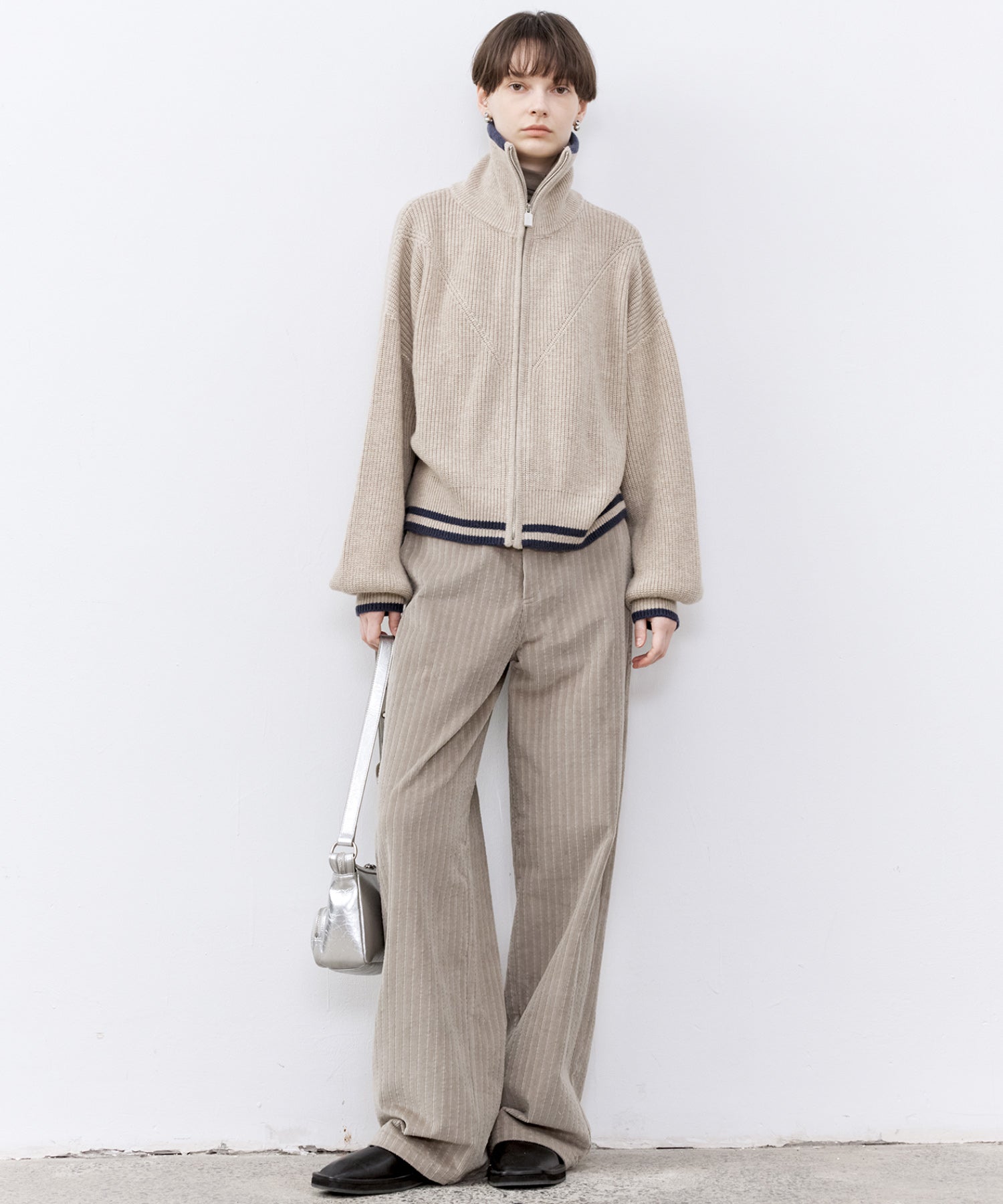 「PRE ORDER」Multi-Stripe Straight Narrow Corduroy Pants