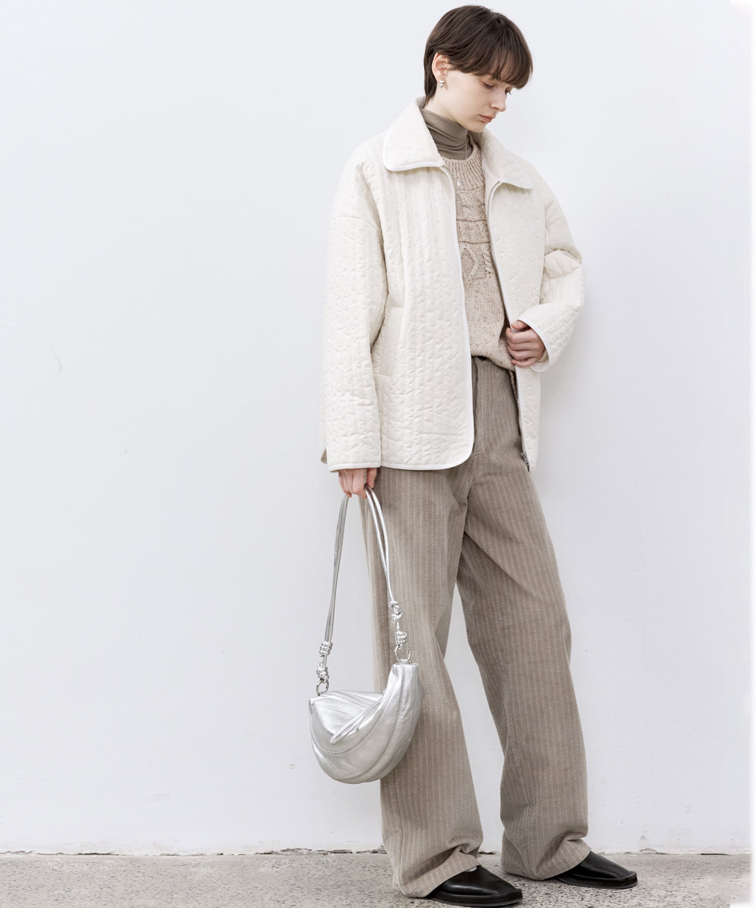 「PRE ORDER」Multi-Stripe Straight Narrow Corduroy Pants