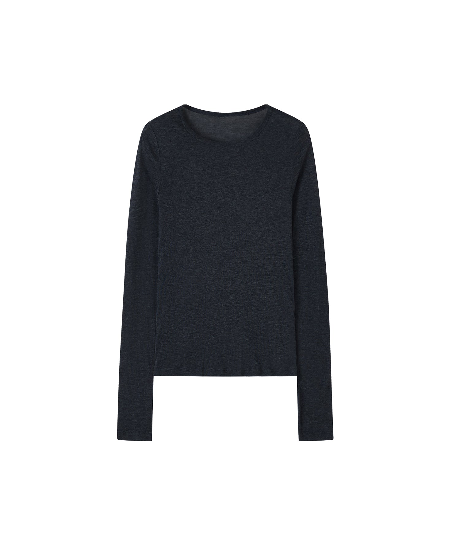 Basic Lightweight Knit Long Sleeve Tee