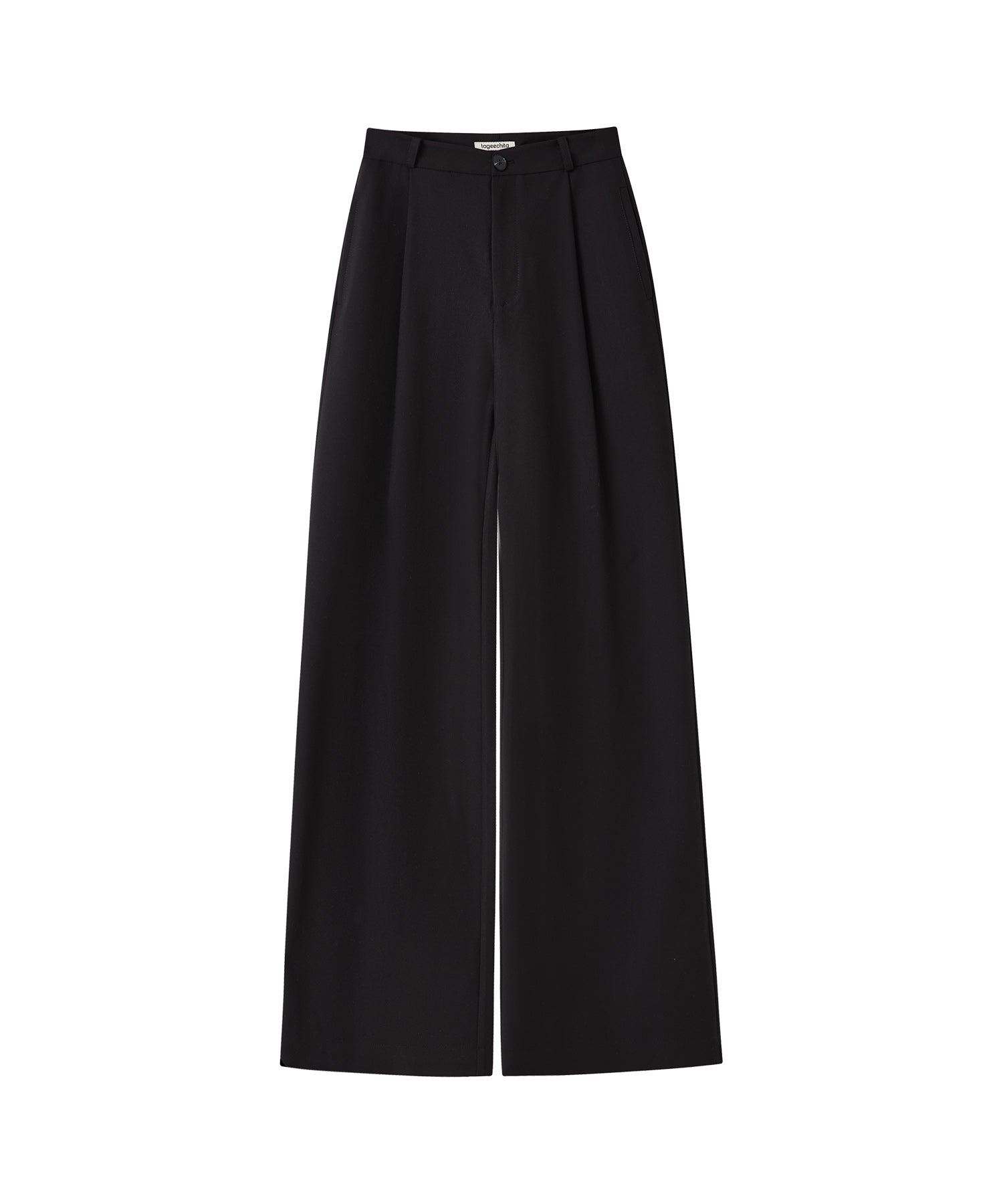 Basic Drape Tailored Straight Slacks