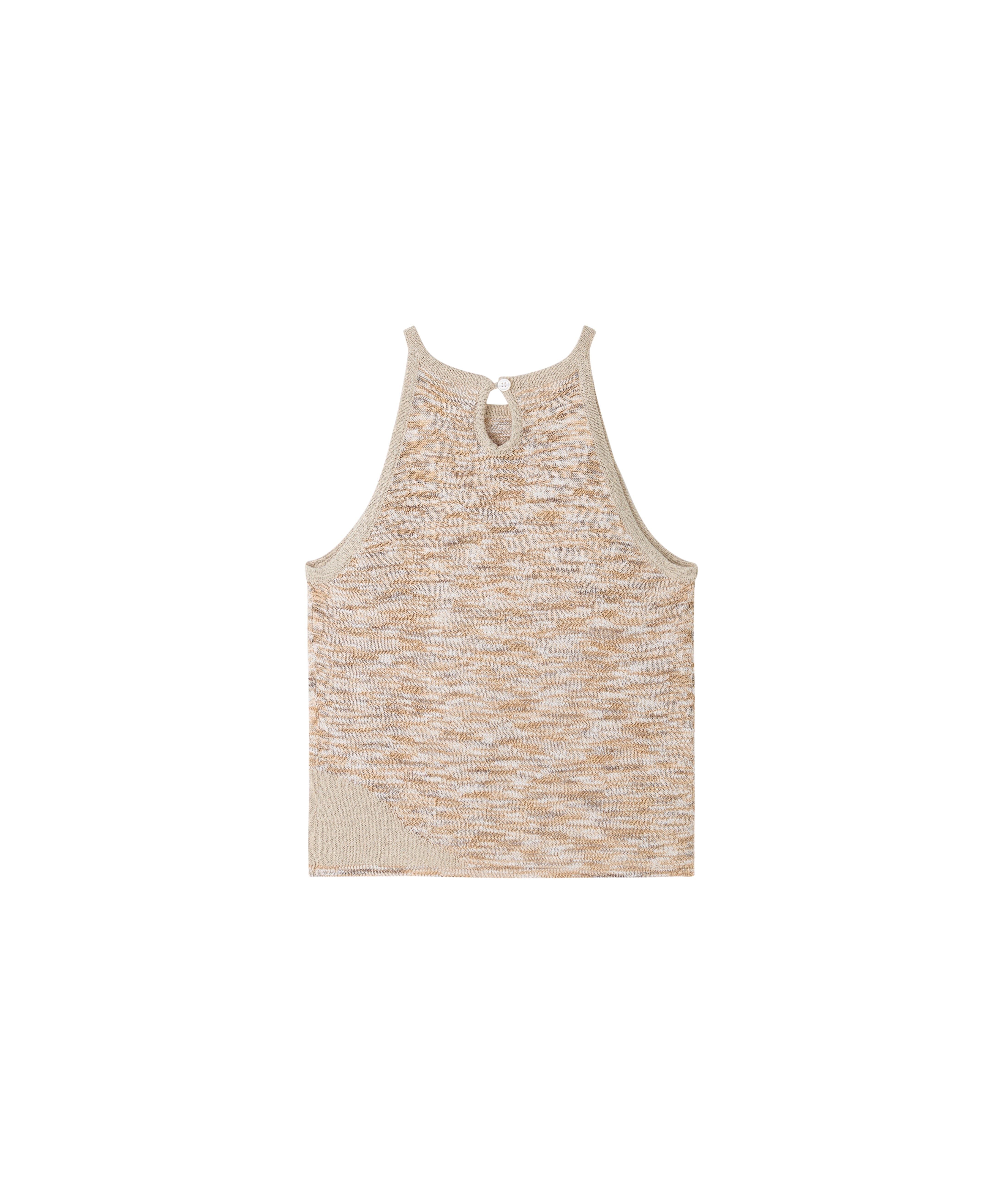 Artistic Mixed-Color Camisole Tank
