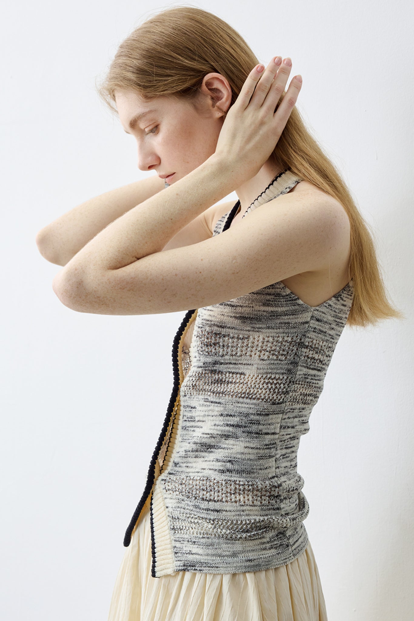 [tageechita] "T" rib knit camisole / inner
