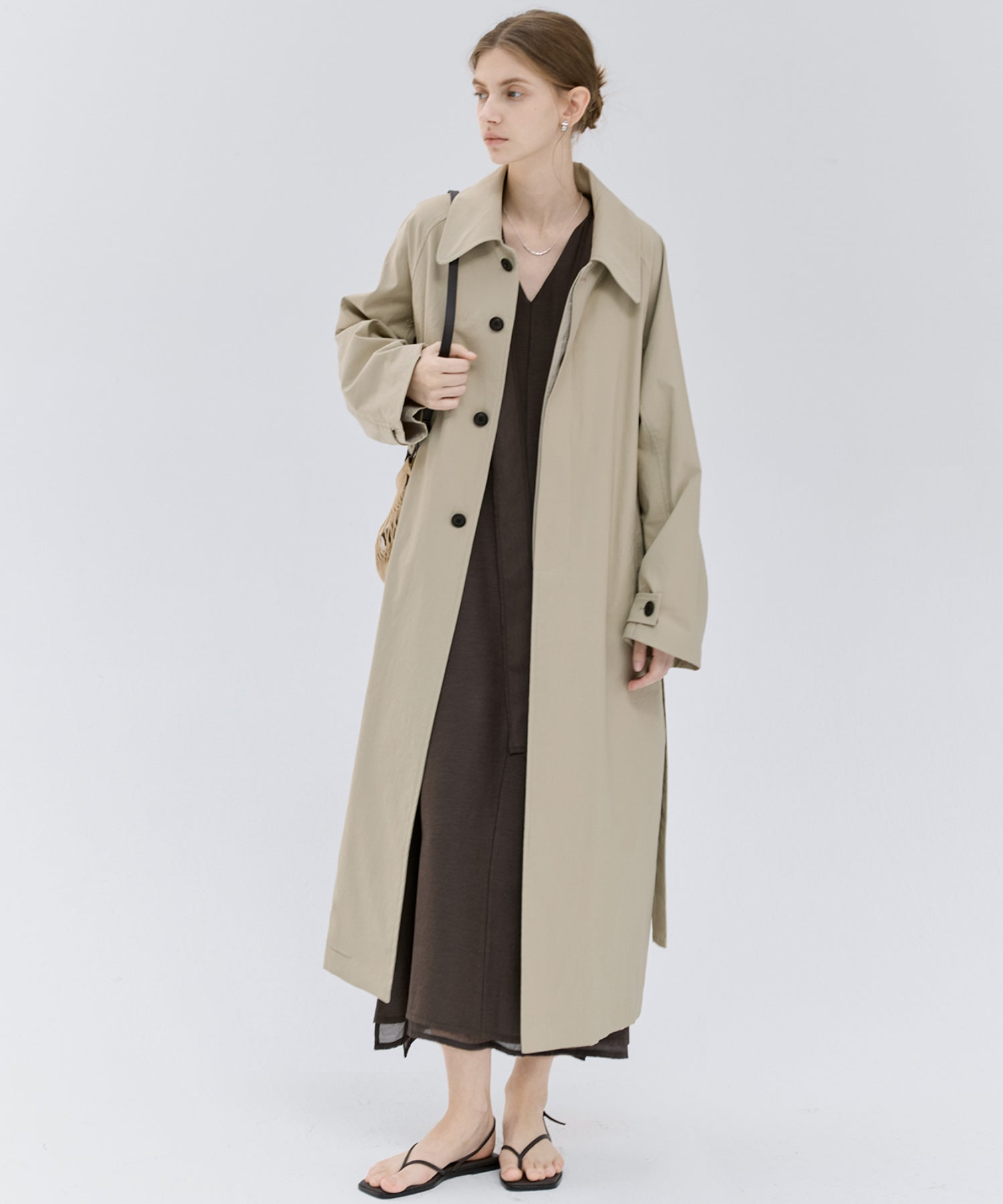 Classic Long Trench Coat