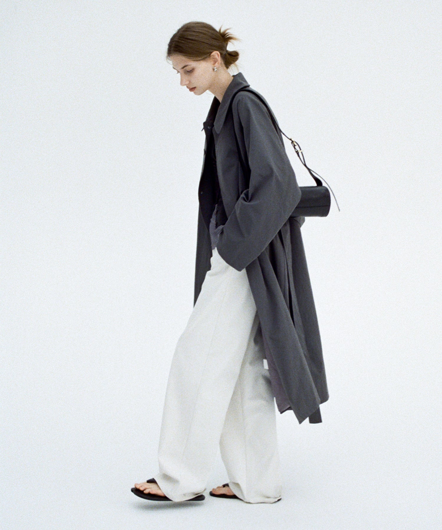 Classic White Straight-Leg Pants