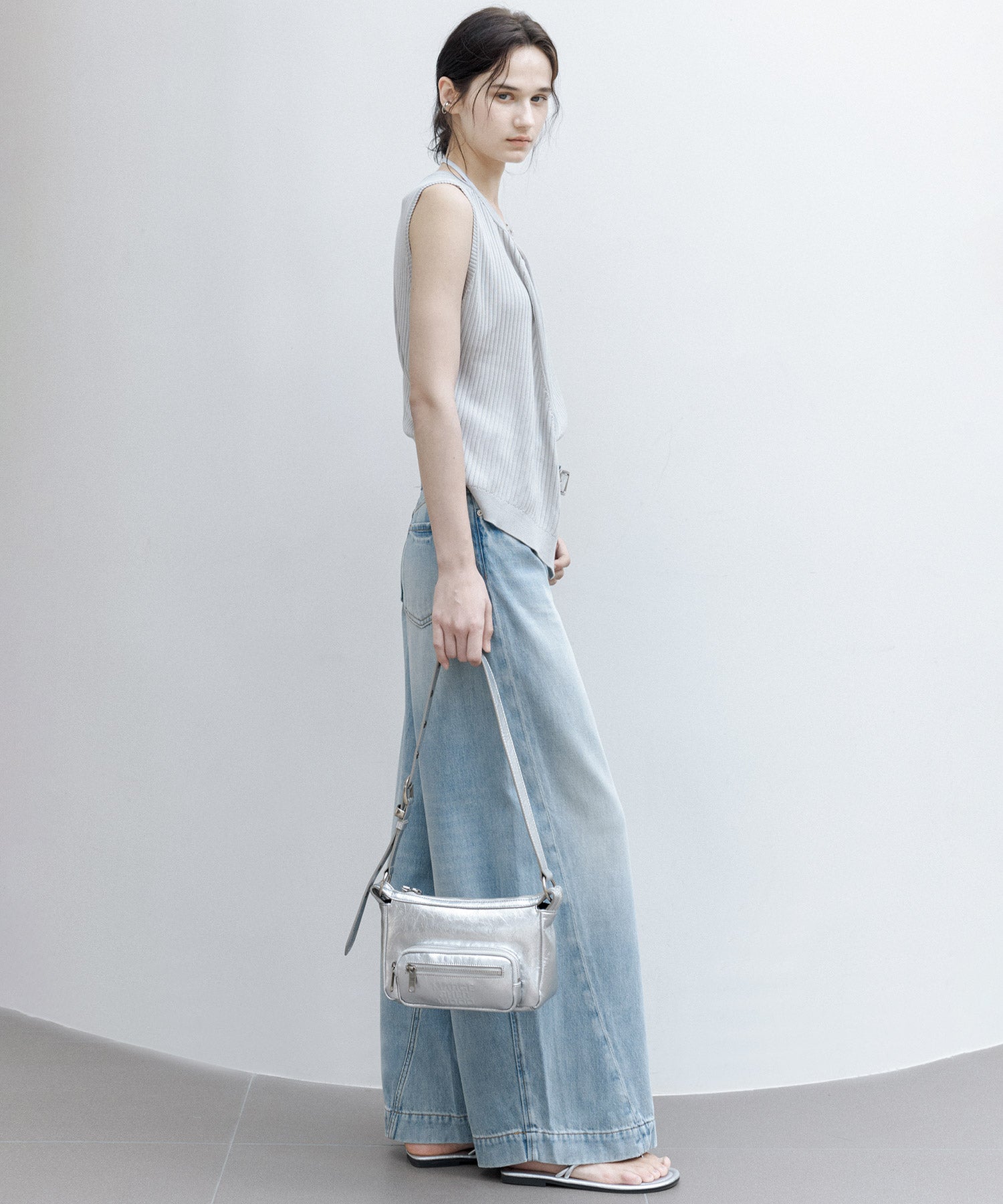 Versatile Knit Tank with Transformable Design