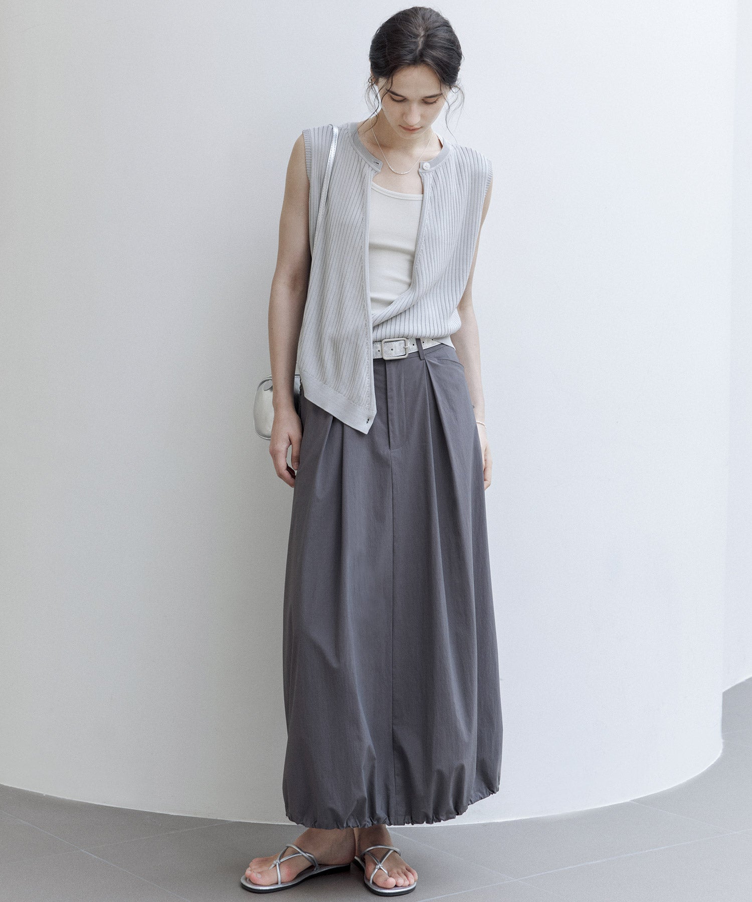 Versatile Knit Tank with Transformable Design