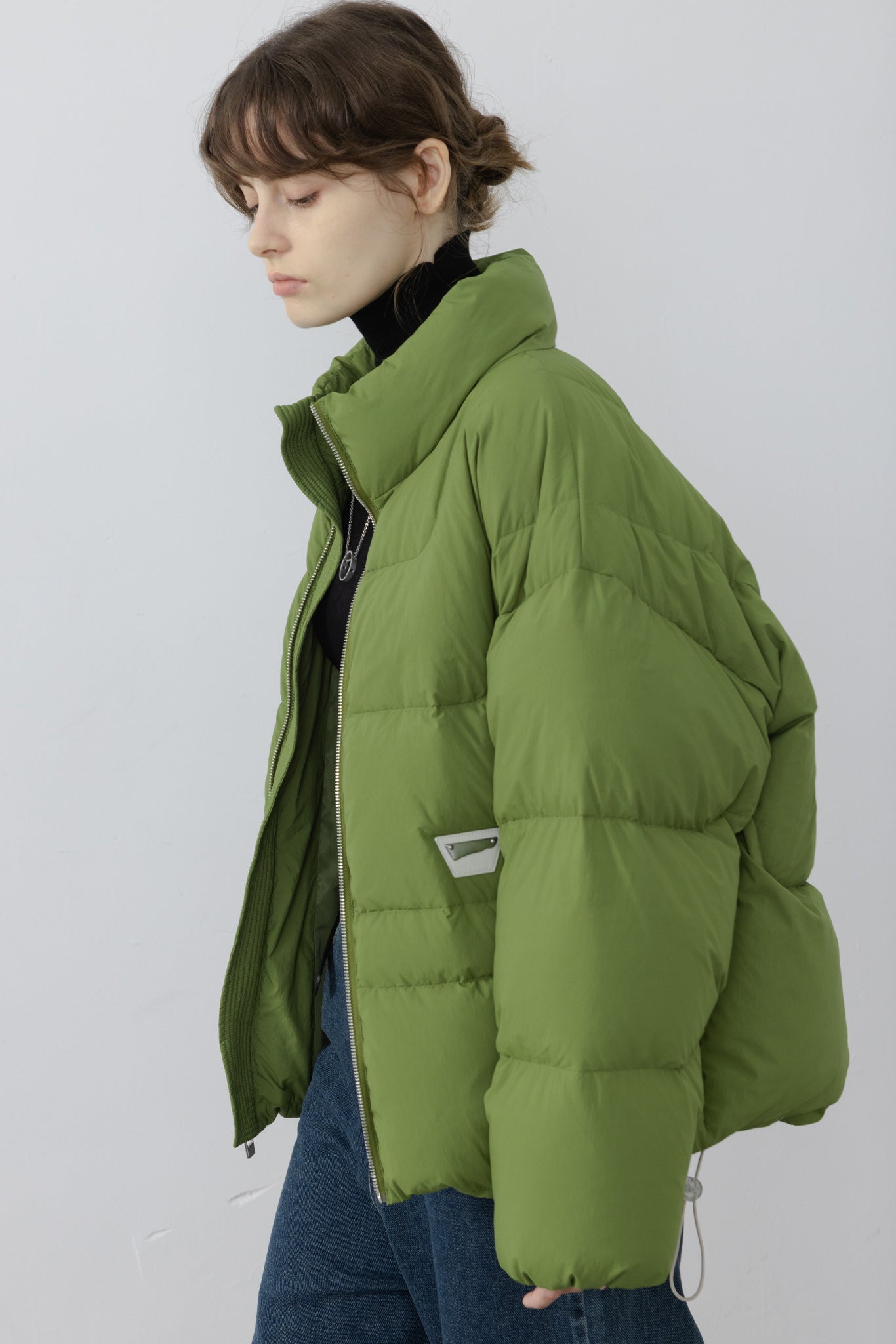 color volume down jacket 