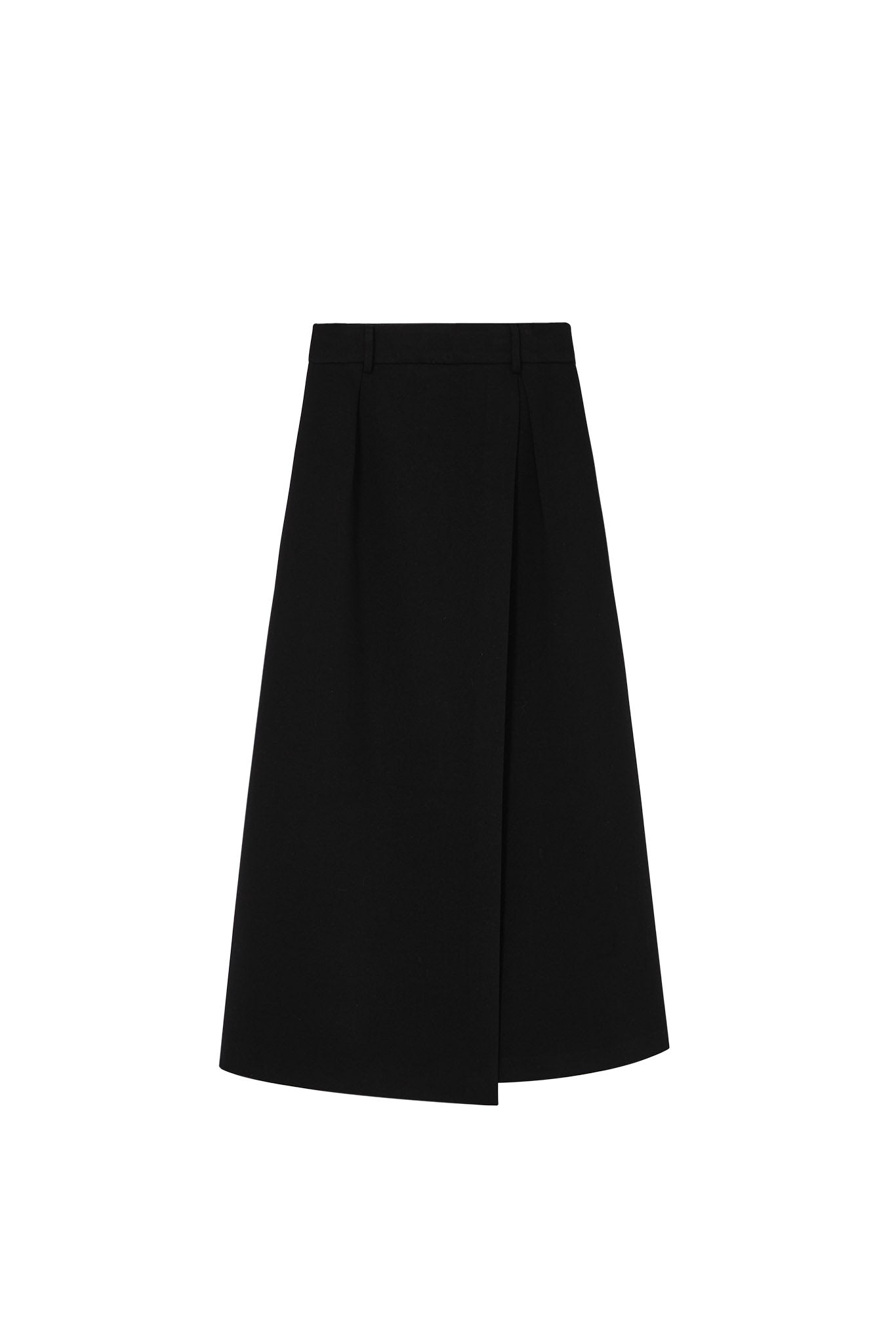 [tageechita] Wrap style back slit skirt