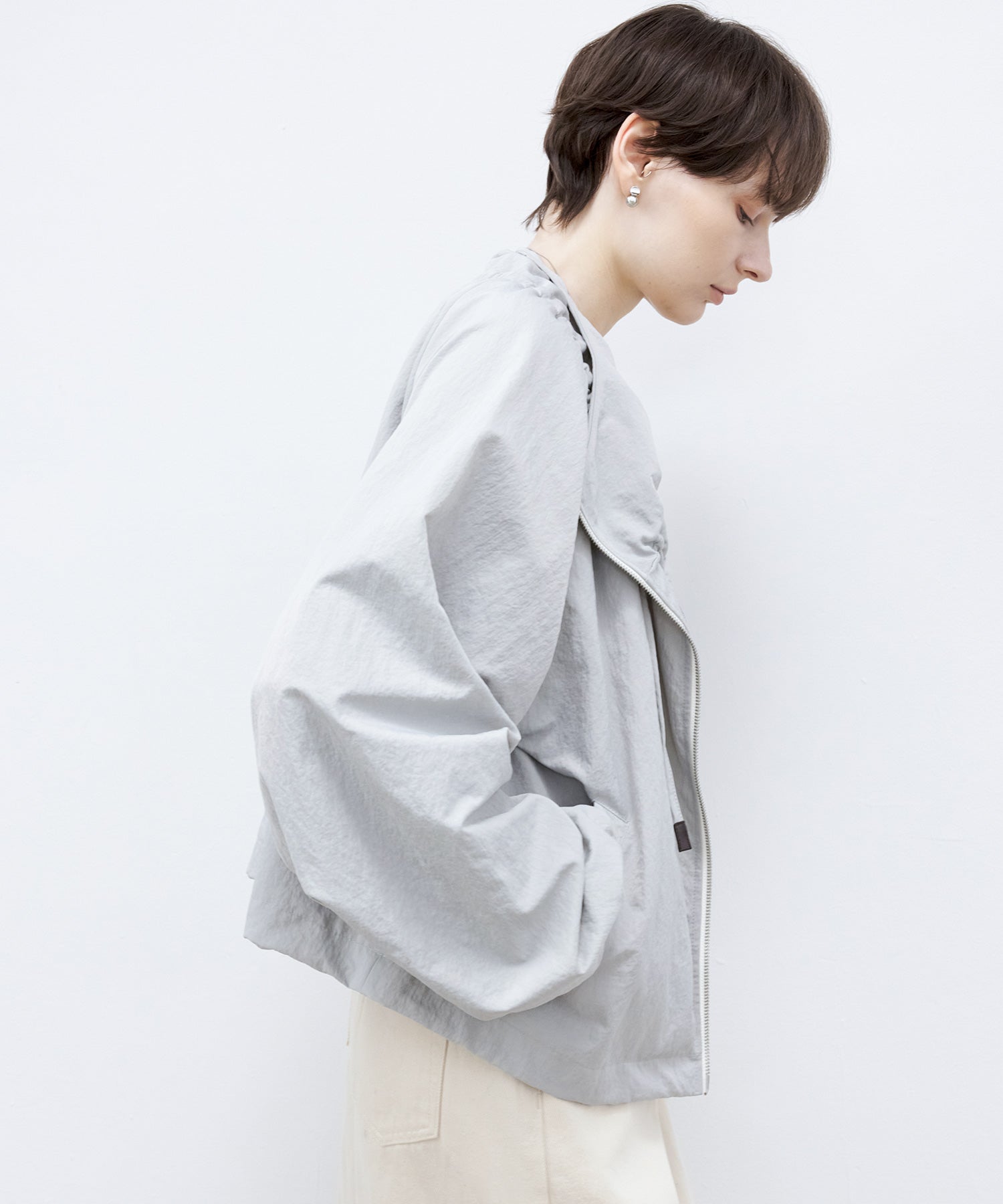 Balloon Collar String Jacket