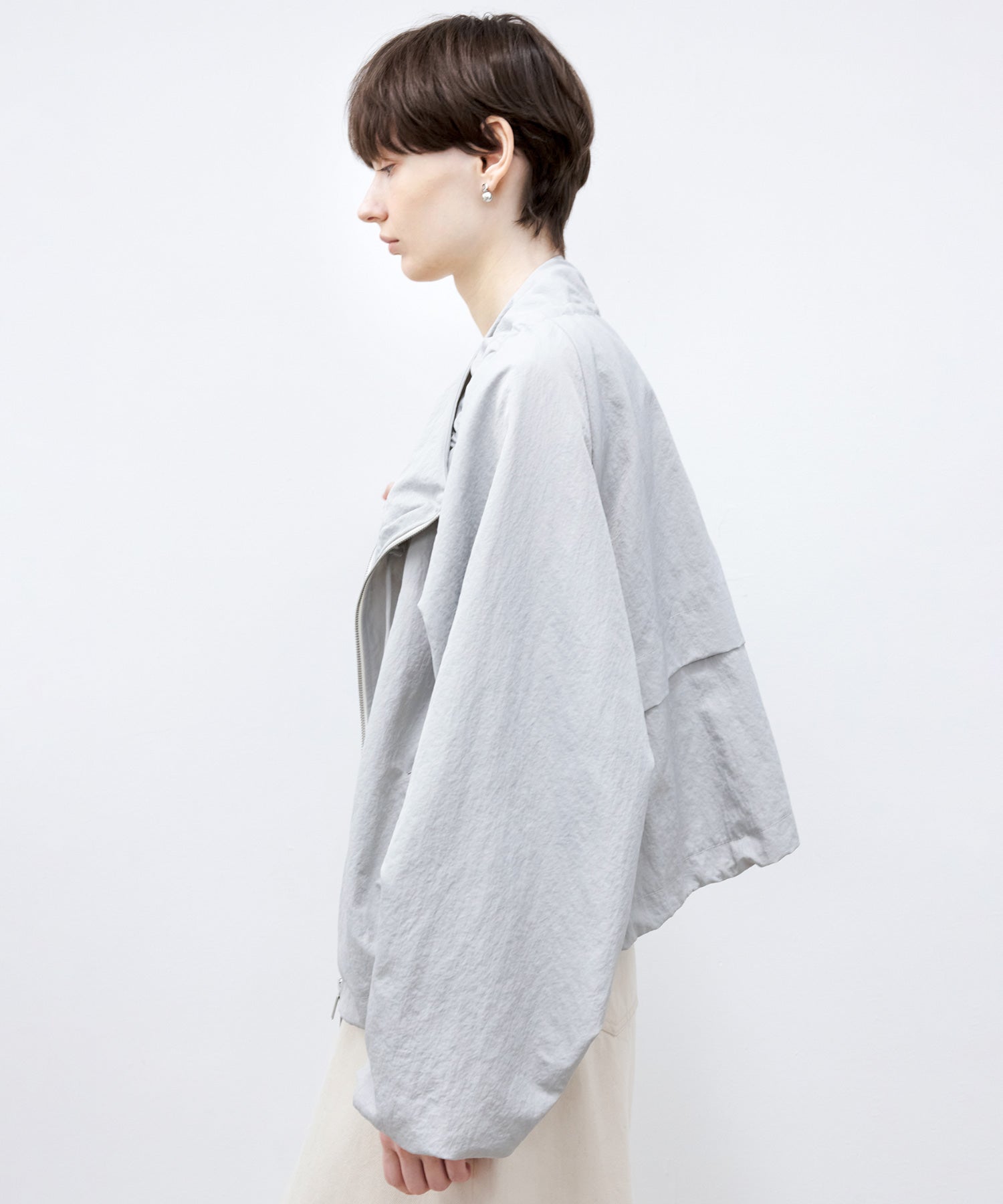 Balloon Collar String Jacket