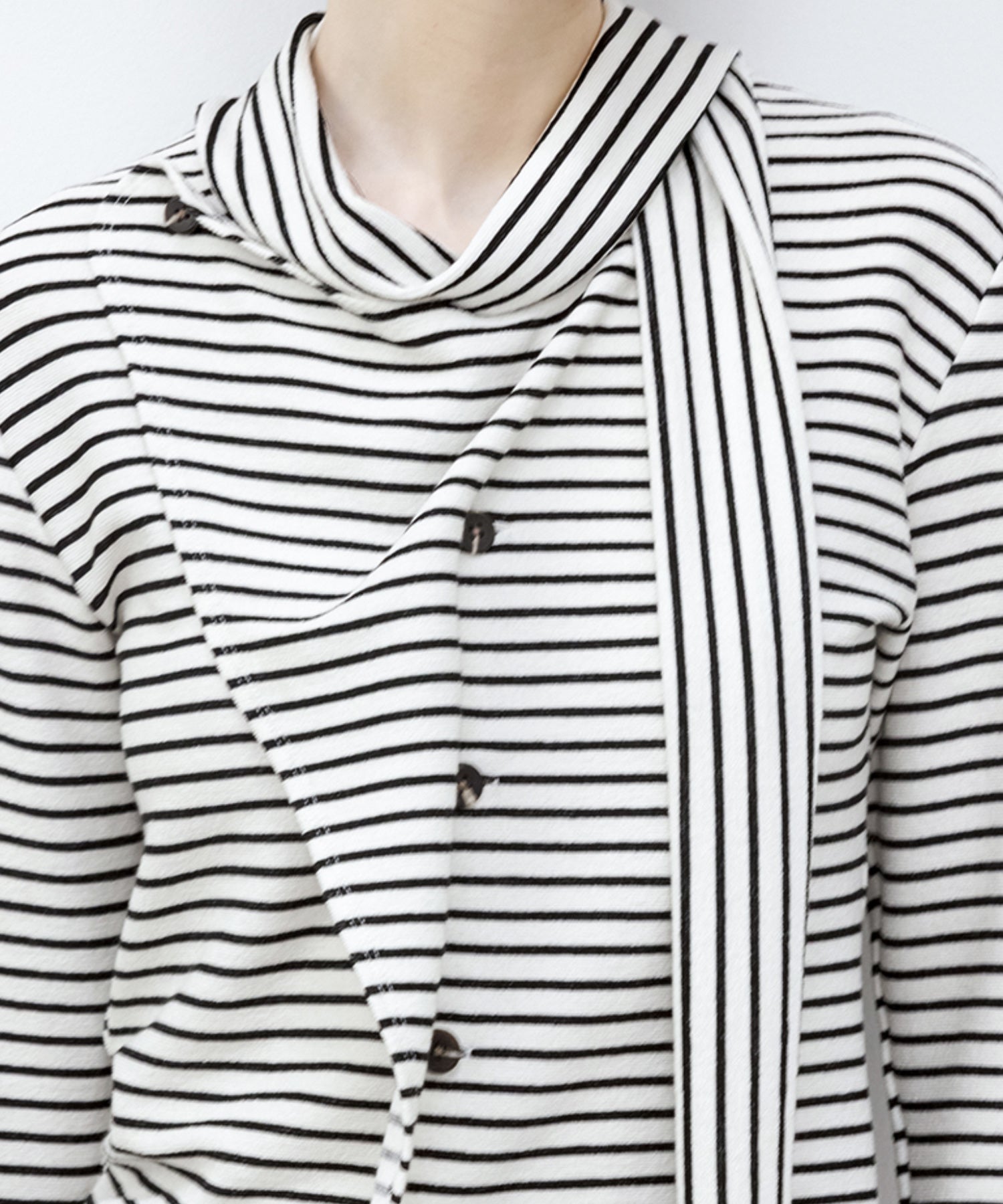 Striped Bow-Tie Top