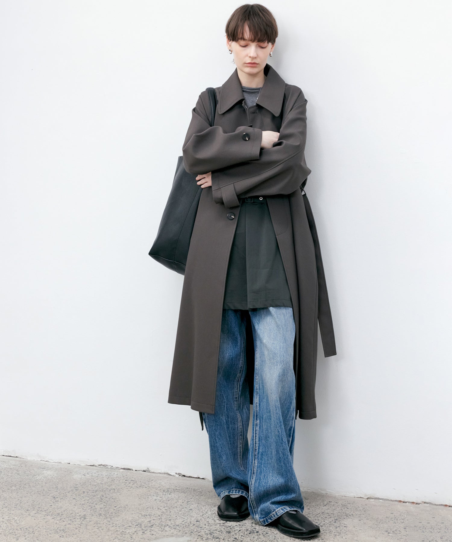 Oversized Basic Trench Coat