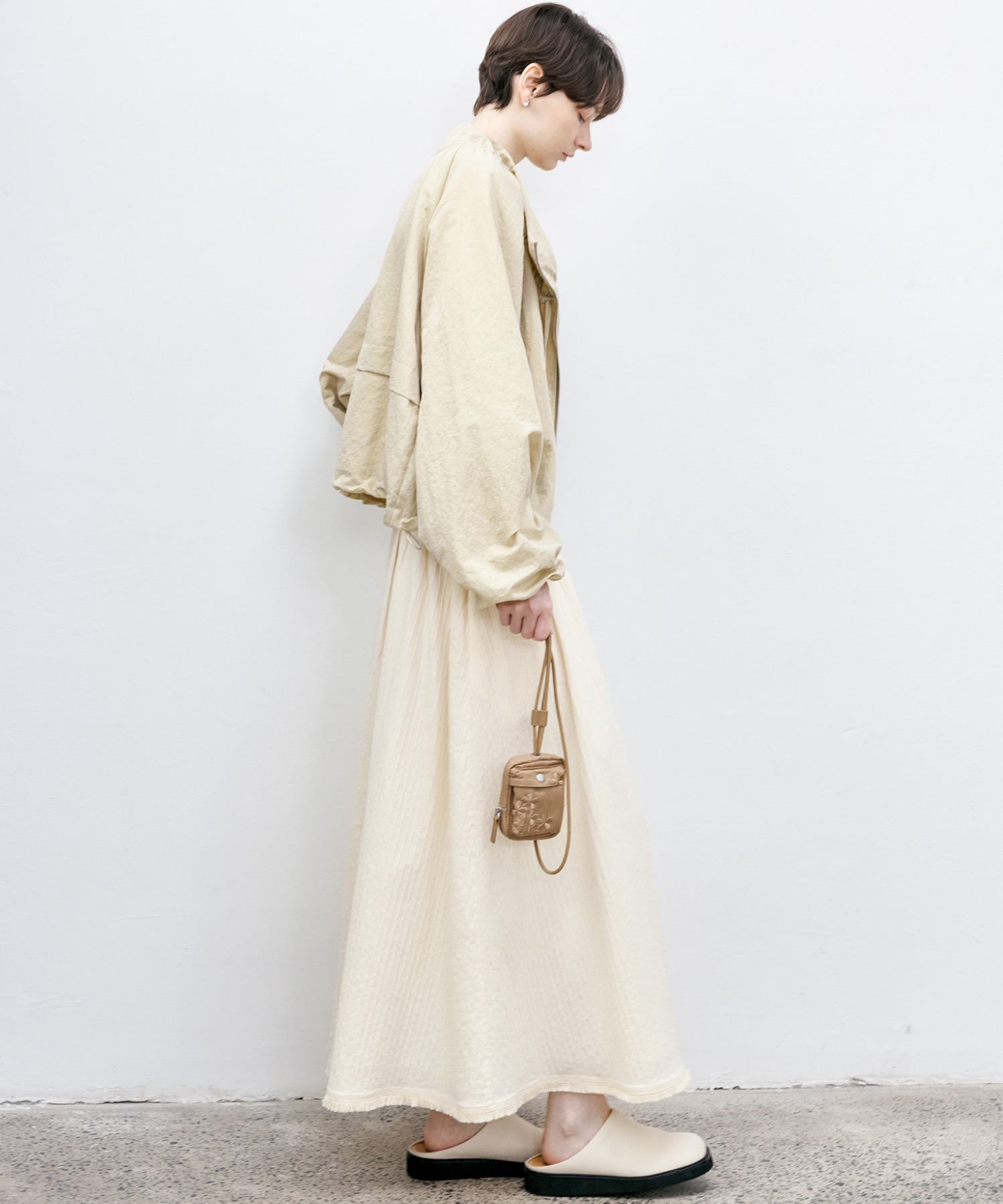 Balloon Collar String Jacket