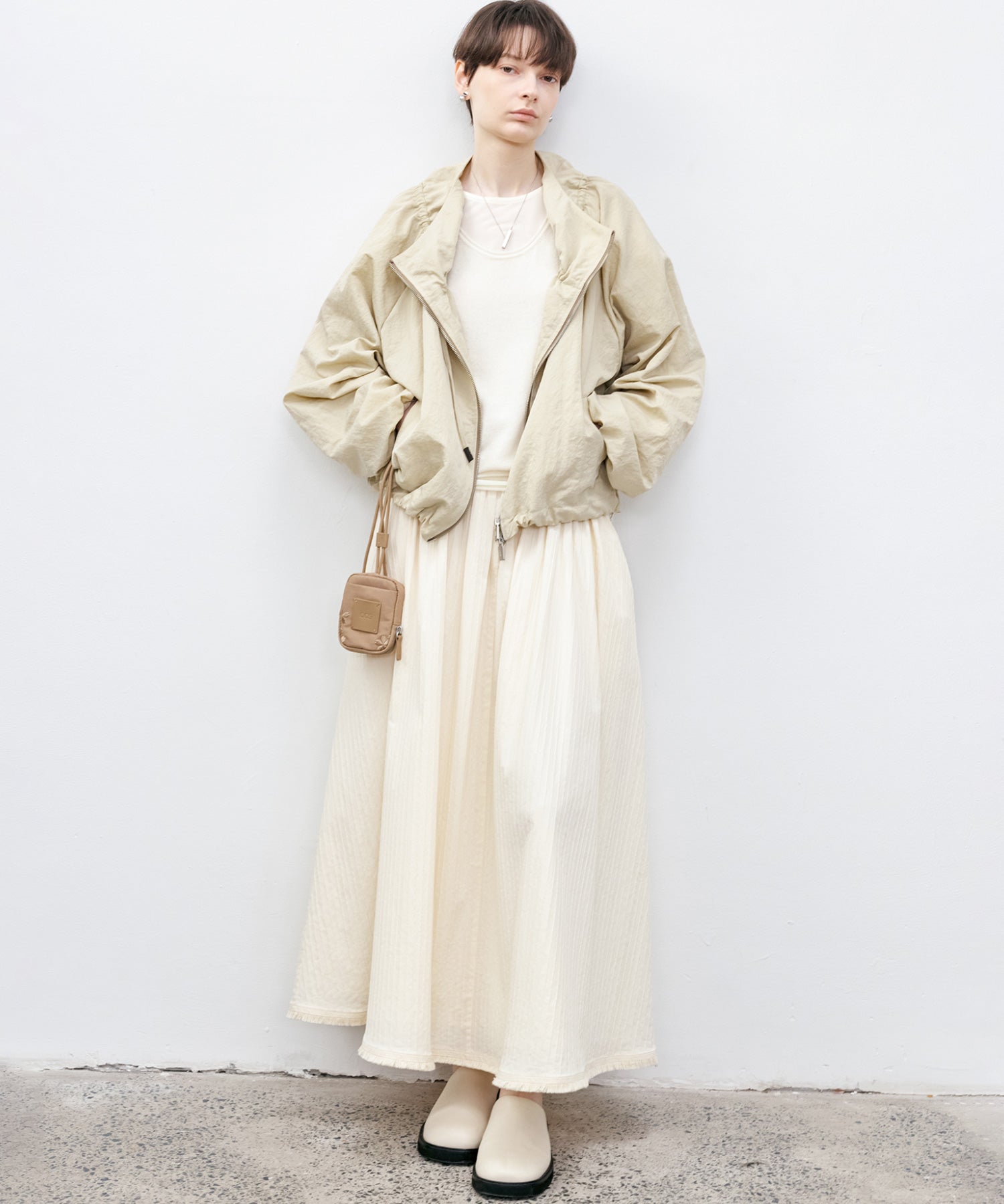 Balloon Collar String Jacket