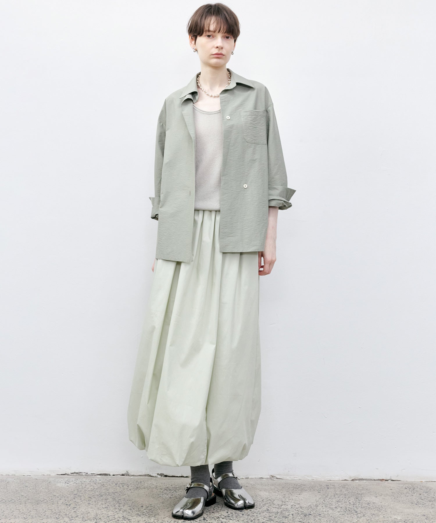 Asymmetry Fluid Shirt