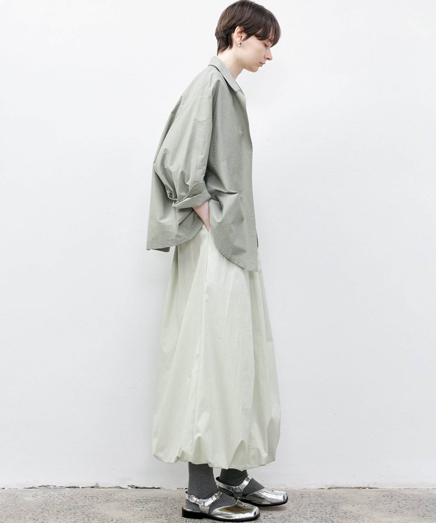 Asymmetry Fluid Shirt