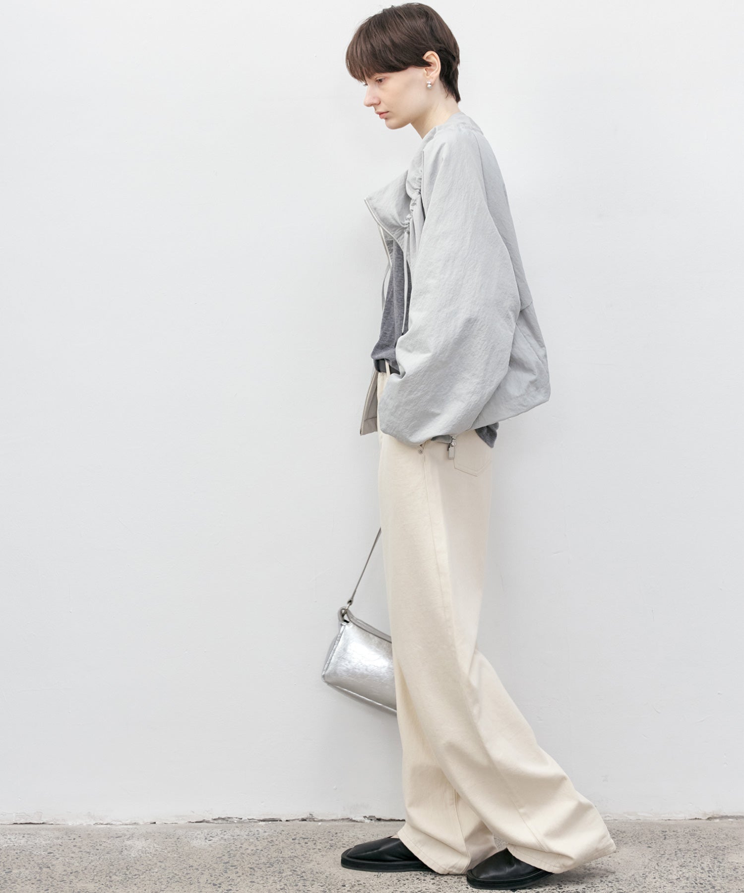 Basic Straight Narrow White Denim