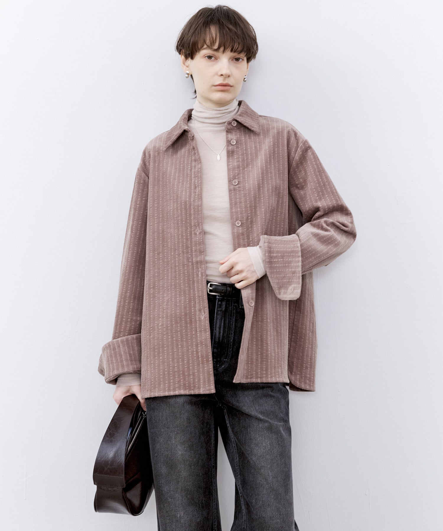 「PRE ORDER」Multi-Stripe Corduroy Shirt