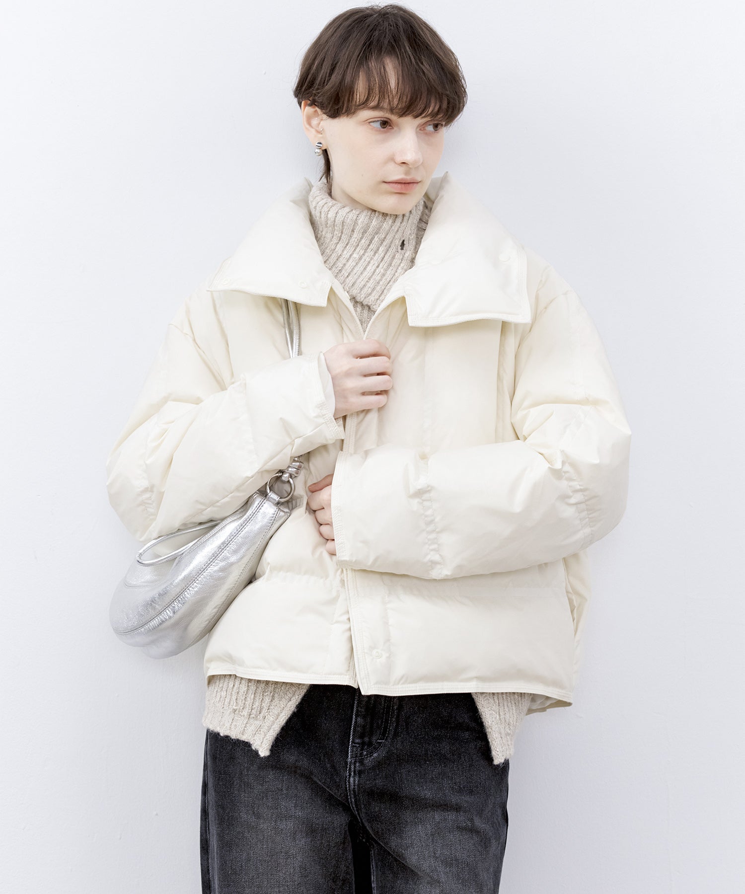 Lapel Collar Down Anorak