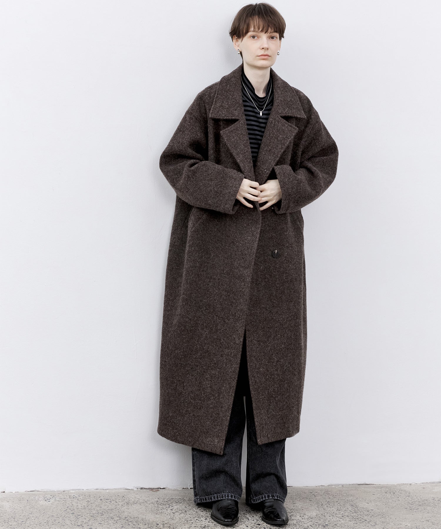 「PRE ORDER」Oversized Wool Chester Coat