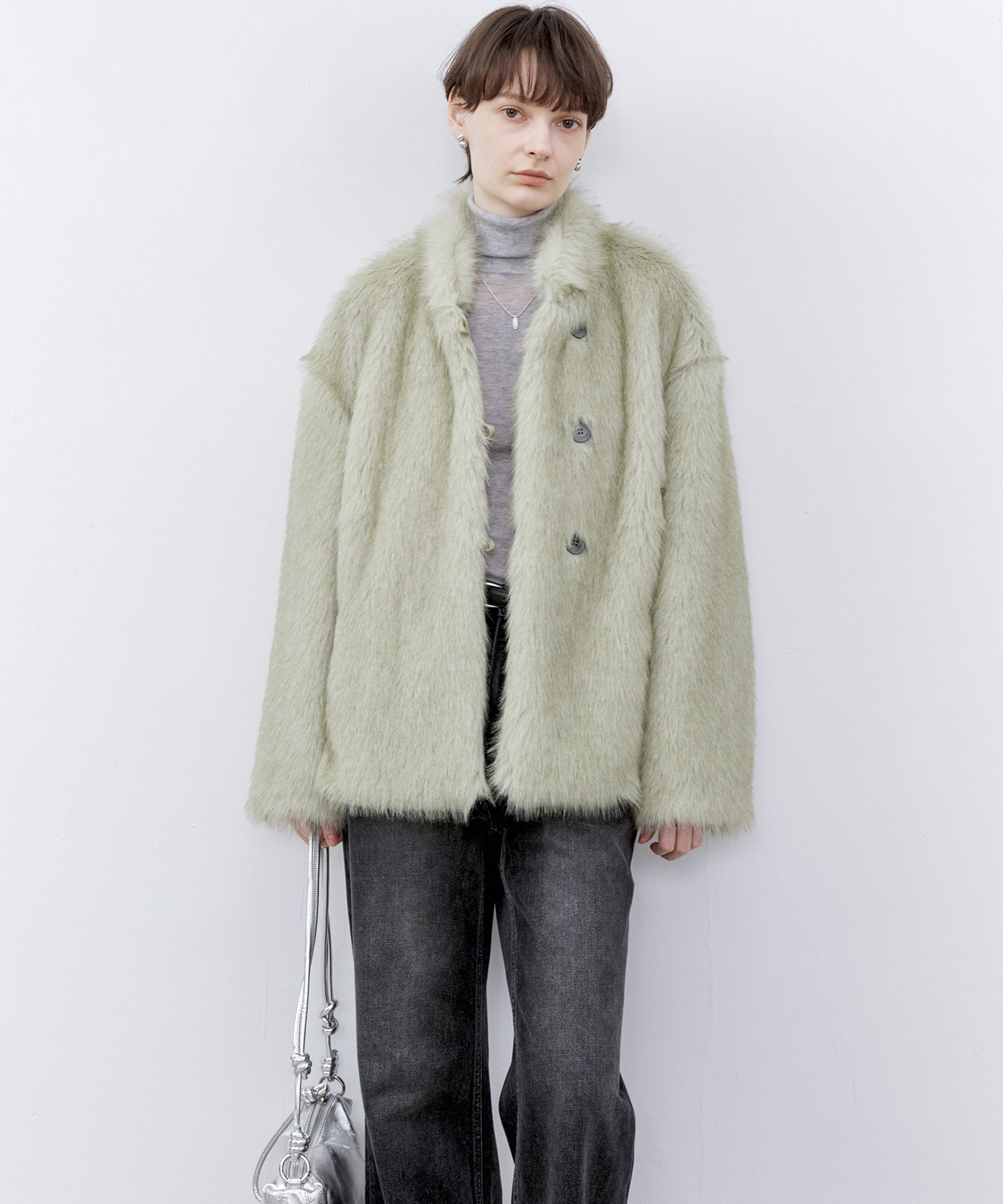 「PRE ORDER」Fluffy Faux Fur Jacket