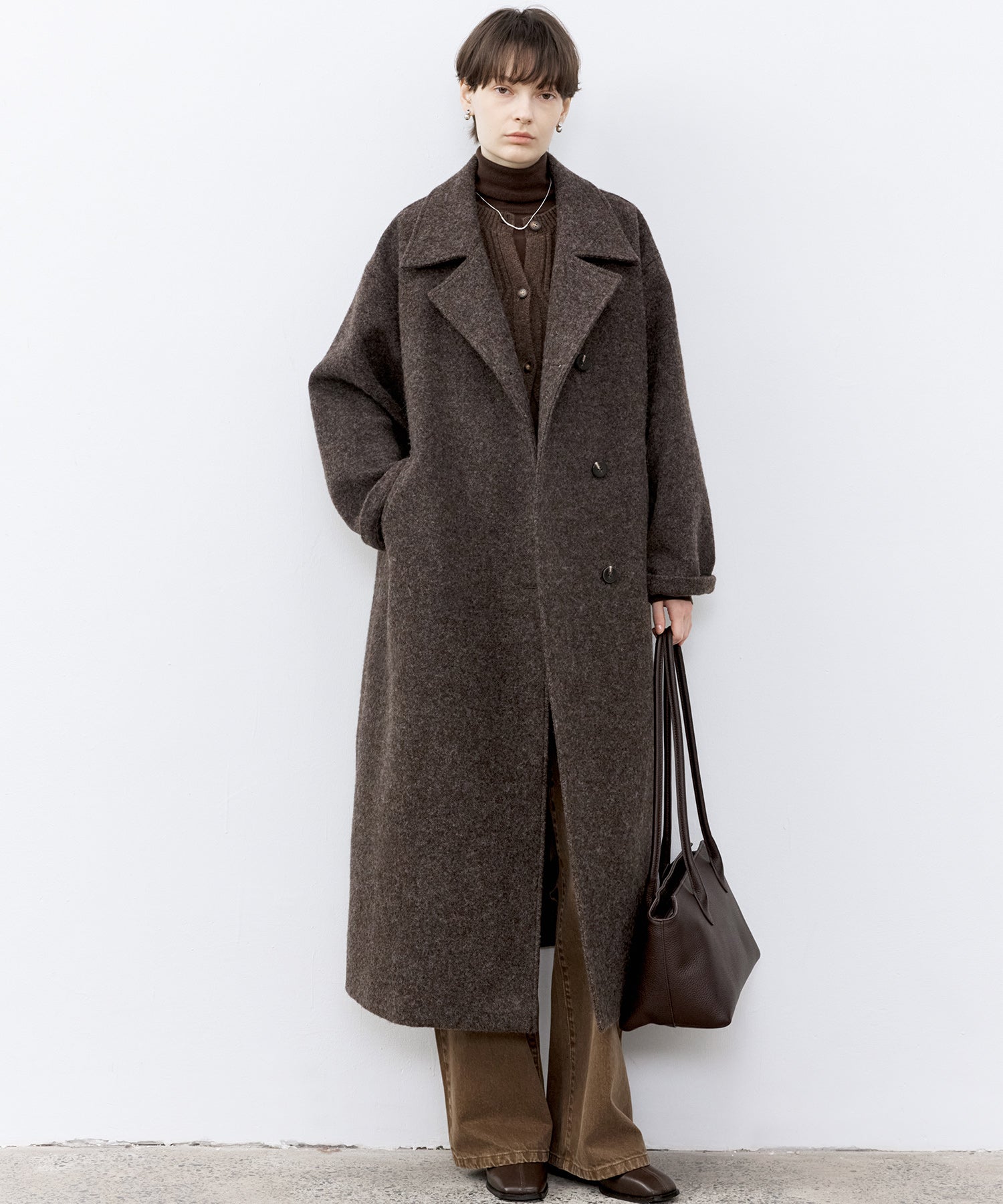 「PRE ORDER」Oversized Wool Chester Coat