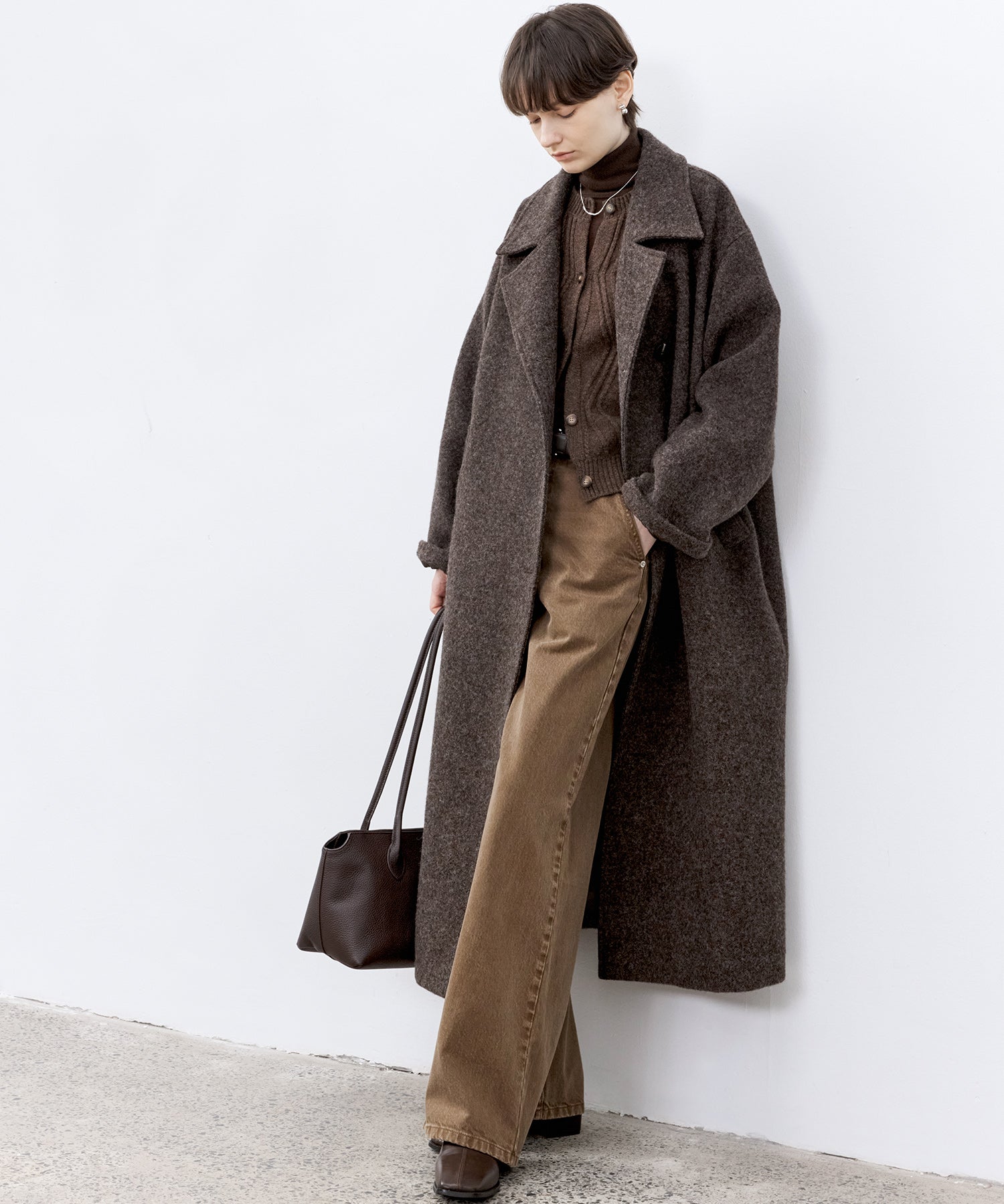 「PRE ORDER」Oversized Wool Chester Coat