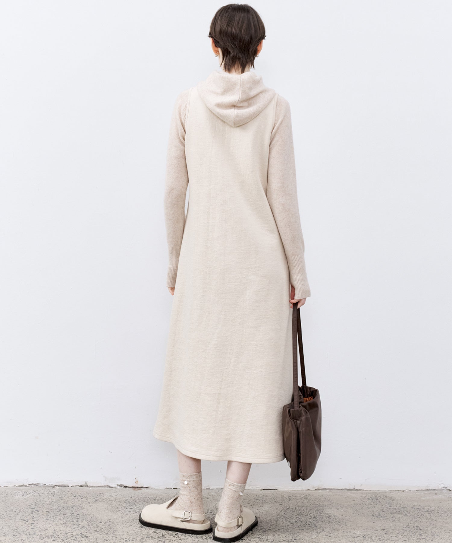 Round Neck Jacquard Knit Dress