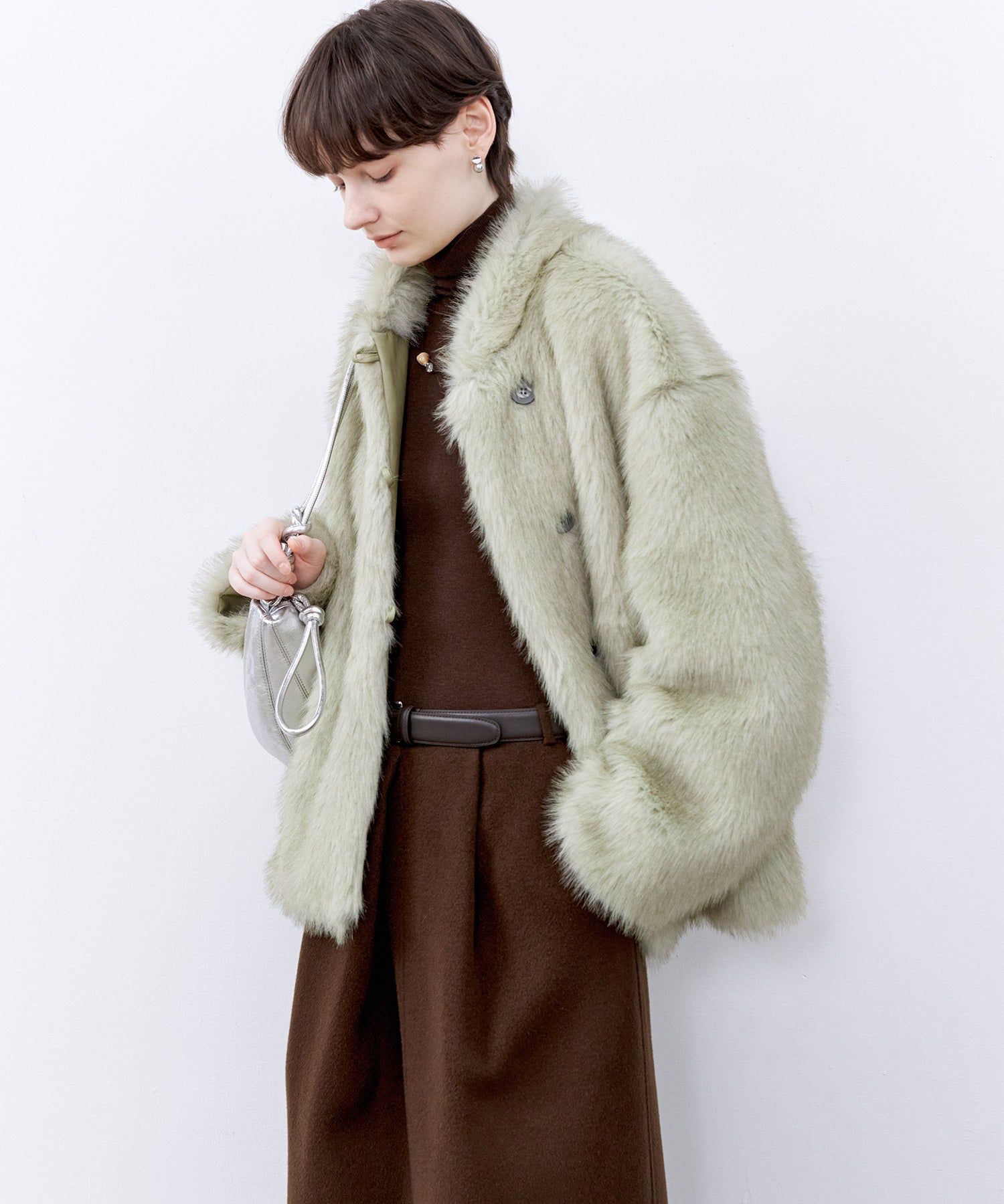 「PRE ORDER」Fluffy Faux Fur Jacket