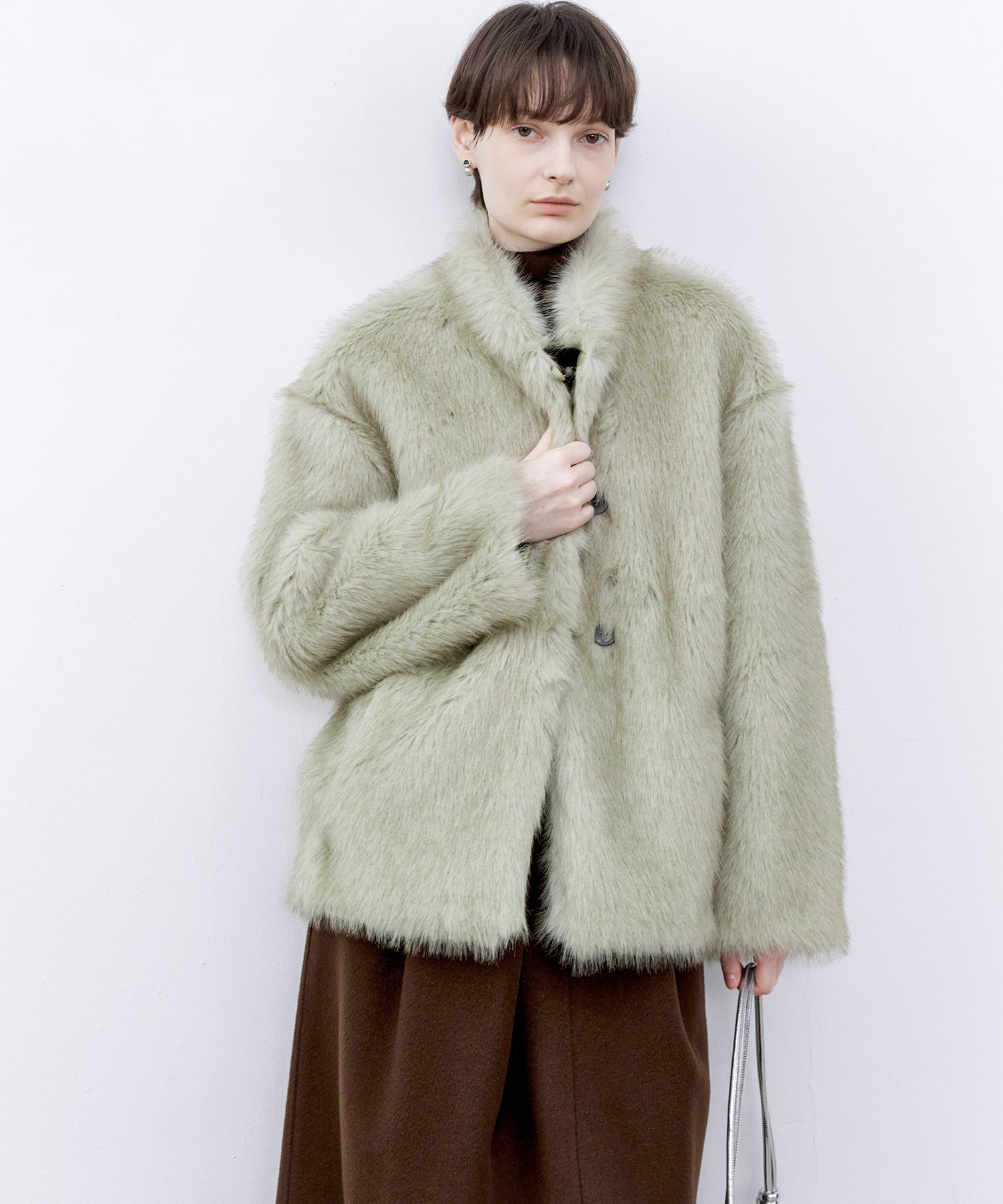 「PRE ORDER」Fluffy Faux Fur Jacket