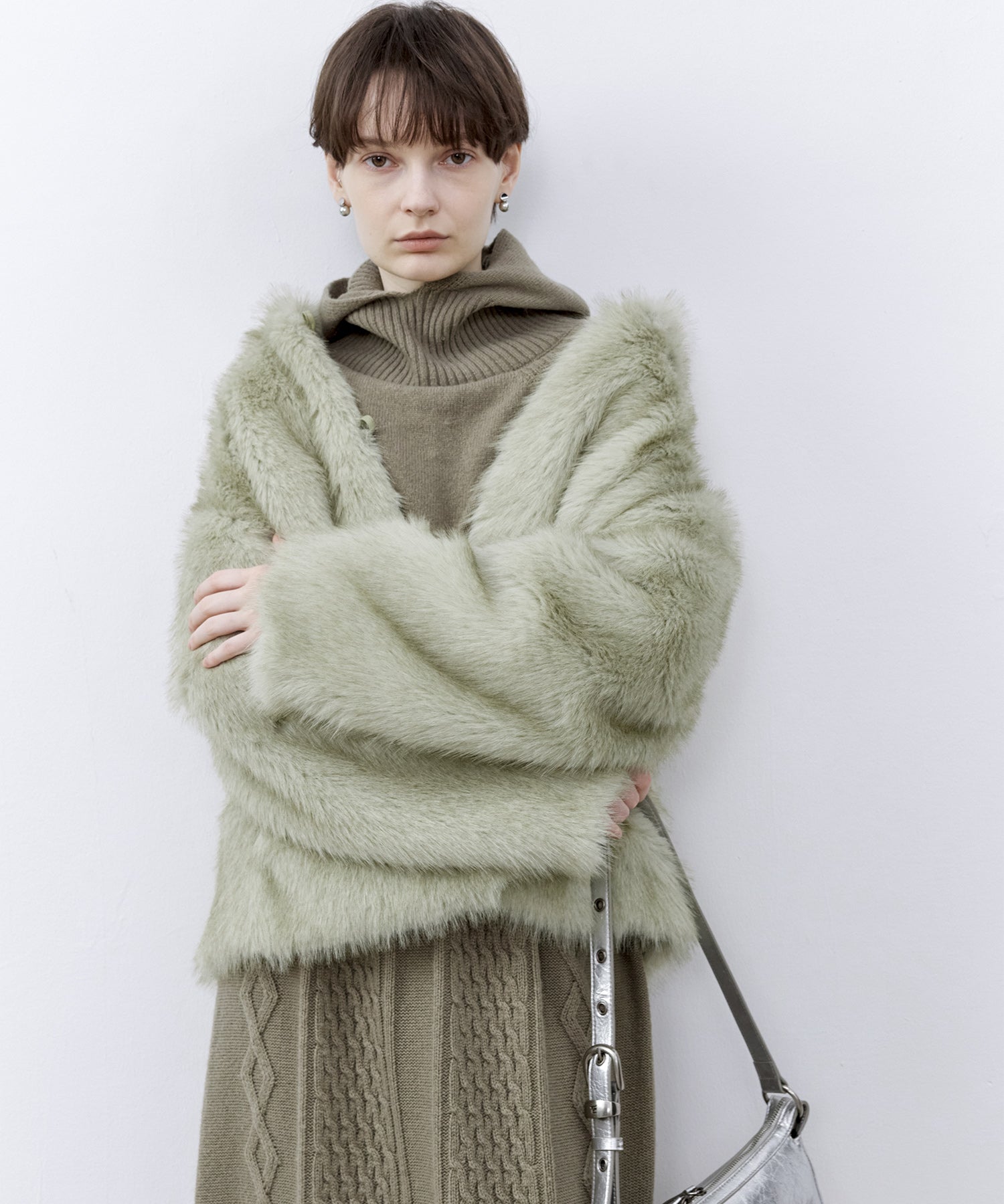 「PRE ORDER」Fluffy Faux Fur Jacket