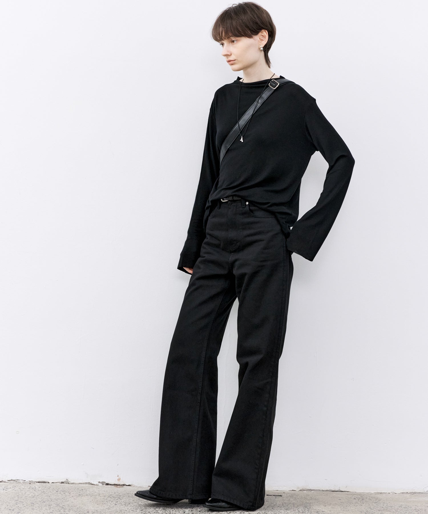 Classic Flared Denim Pants