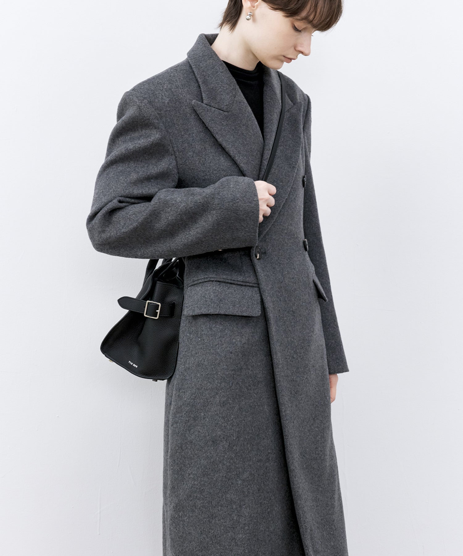 Wool-Blend Long Chester Coat