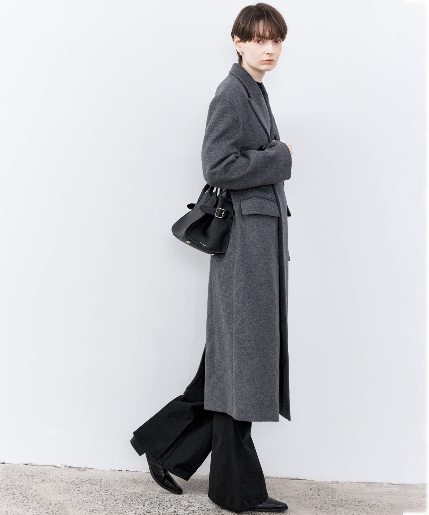 Wool-Blend Long Chester Coat