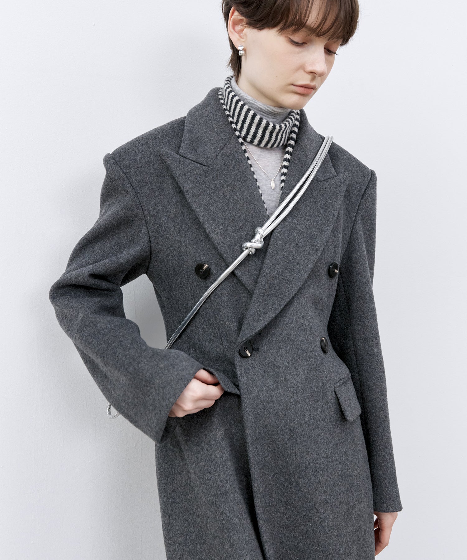 Wool-Blend Long Chester Coat