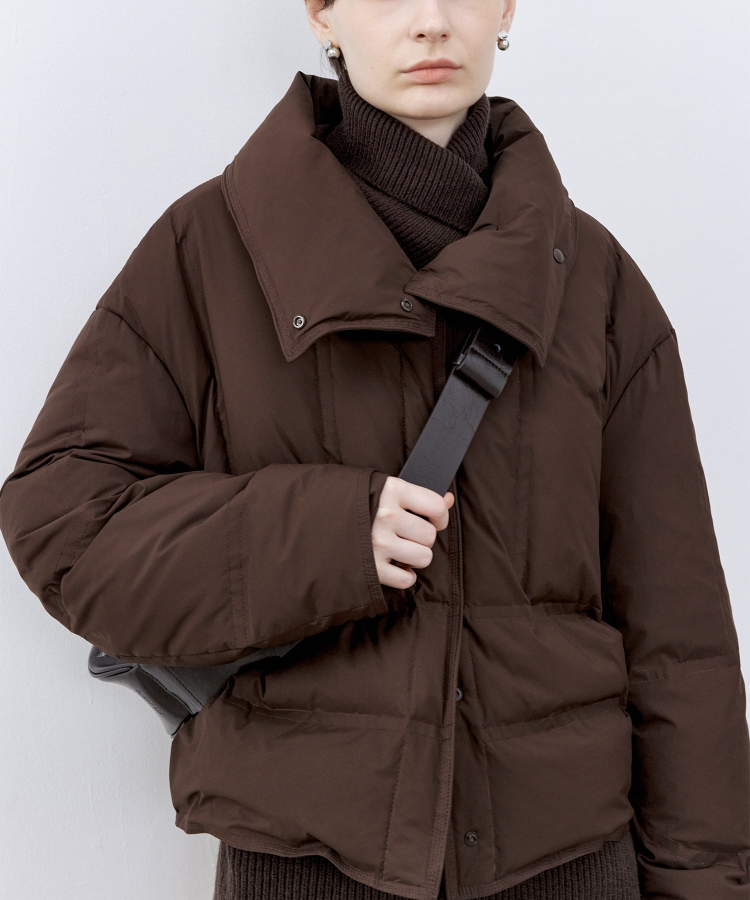 Lapel Collar Down Anorak