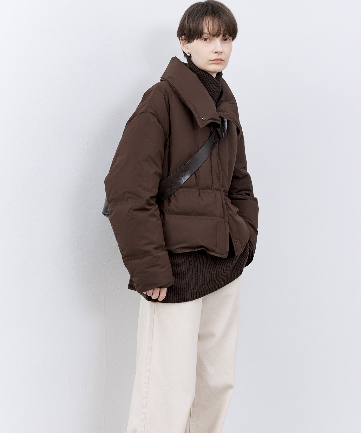 Lapel Collar Down Anorak