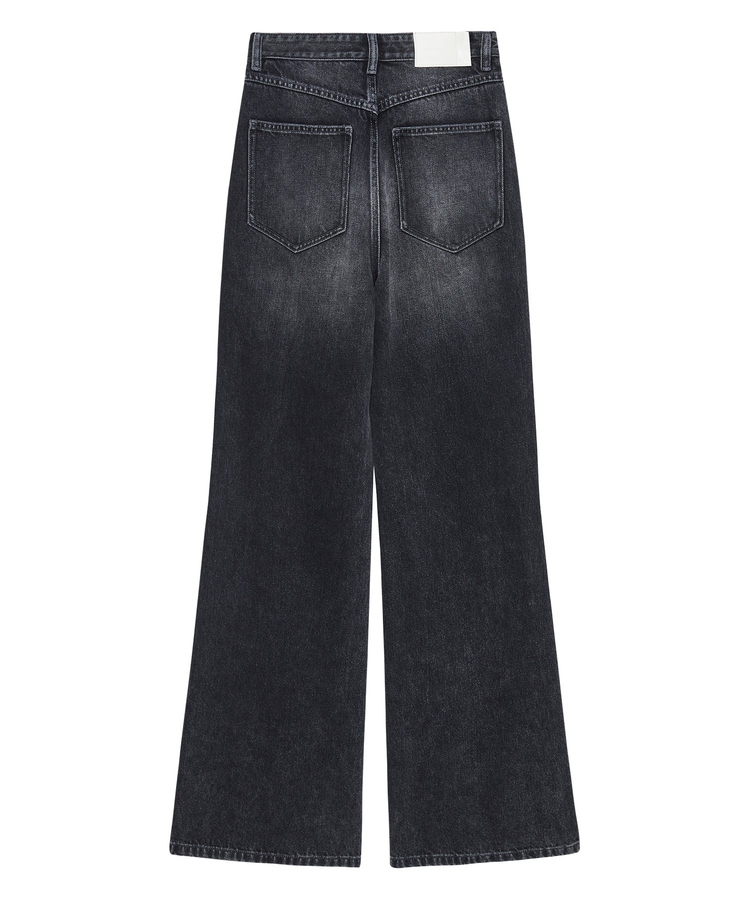 High-Waist Wide-Leg Flare Jeans