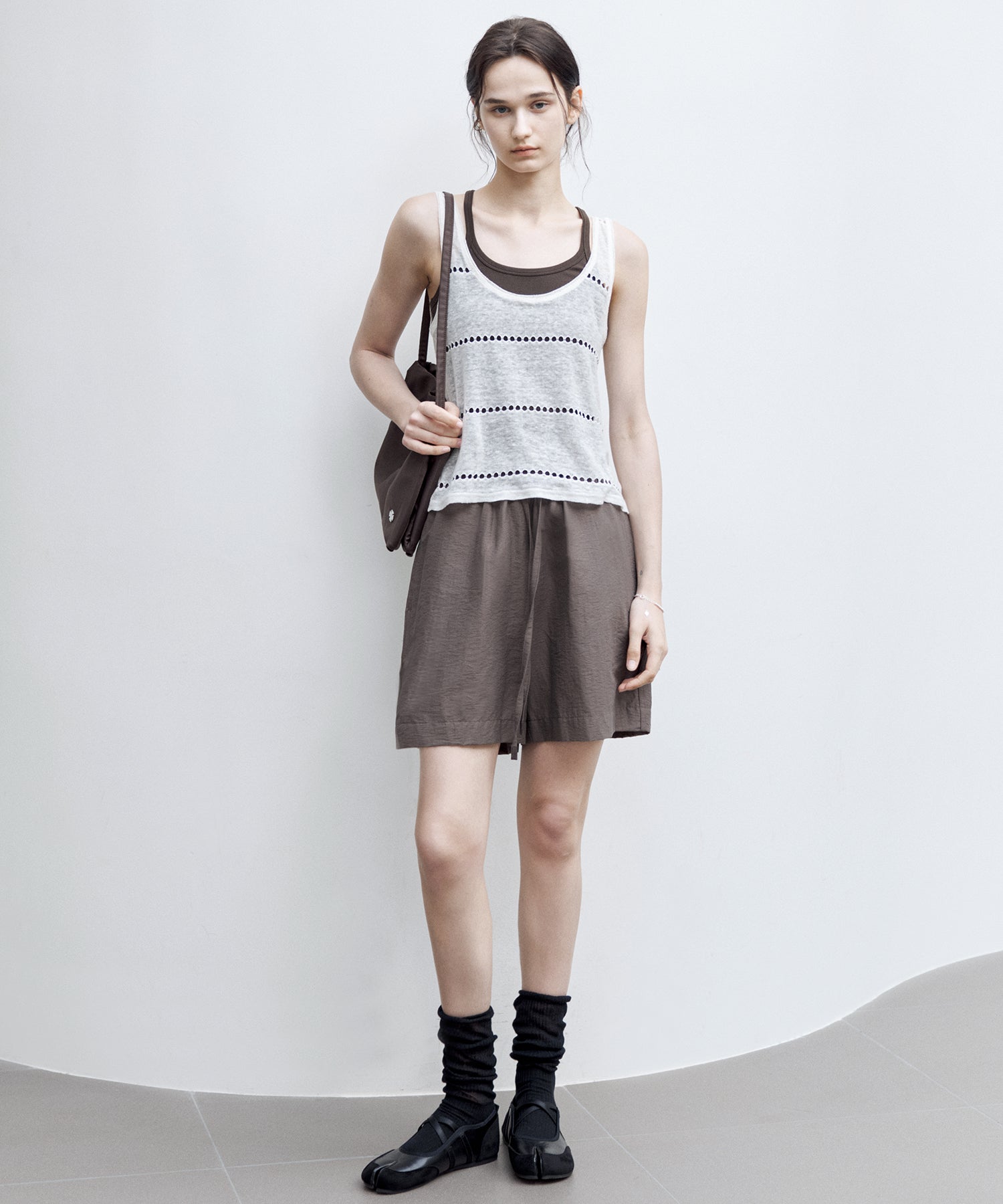 Sheer Knit Sleeveless Blouse – Stylish Summer Layer