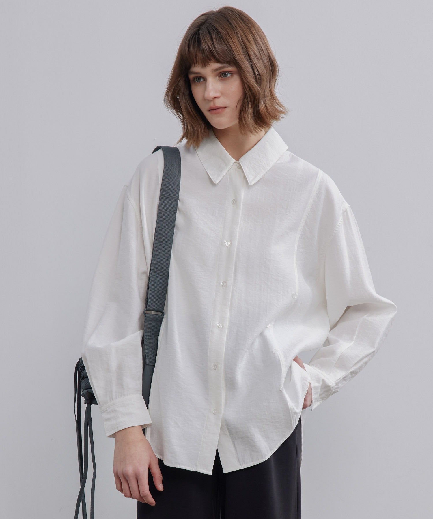 2-Way Lightweight Crinkle Shirt