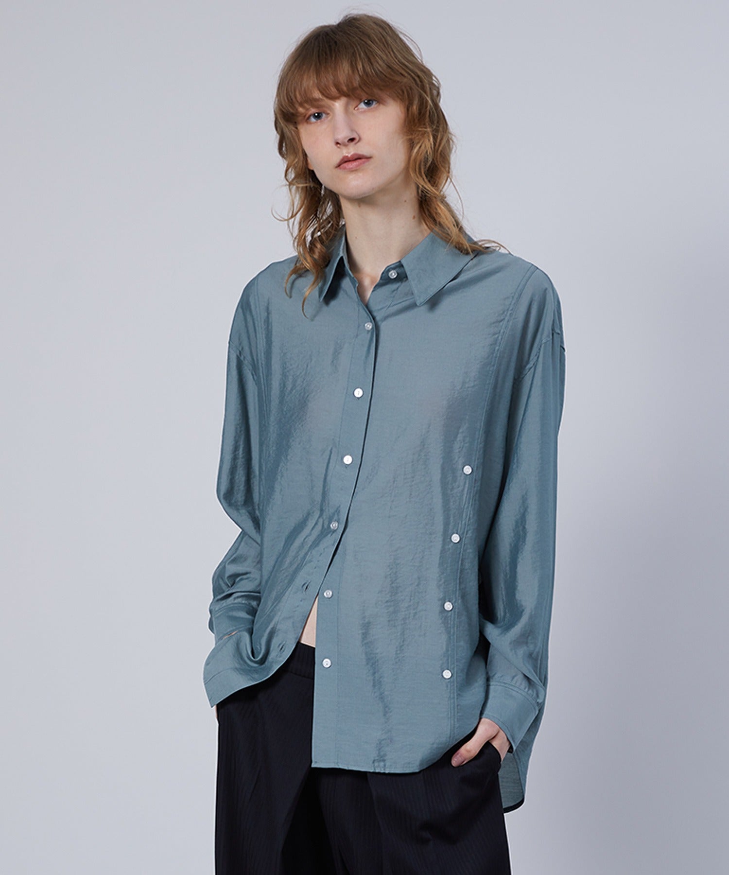 2-Way Lightweight Crinkle Shirt